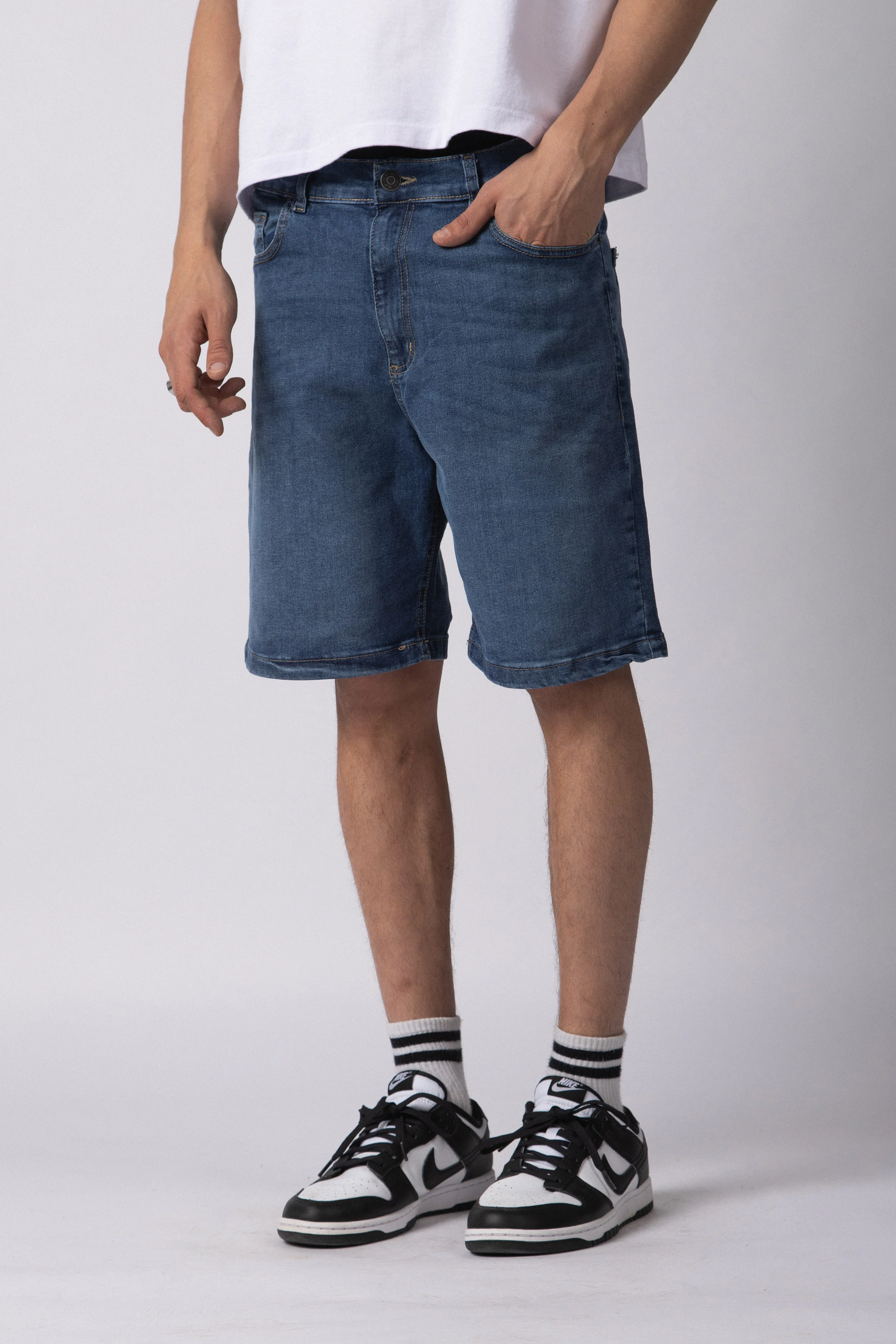 Bermuda Jean Racer Azul