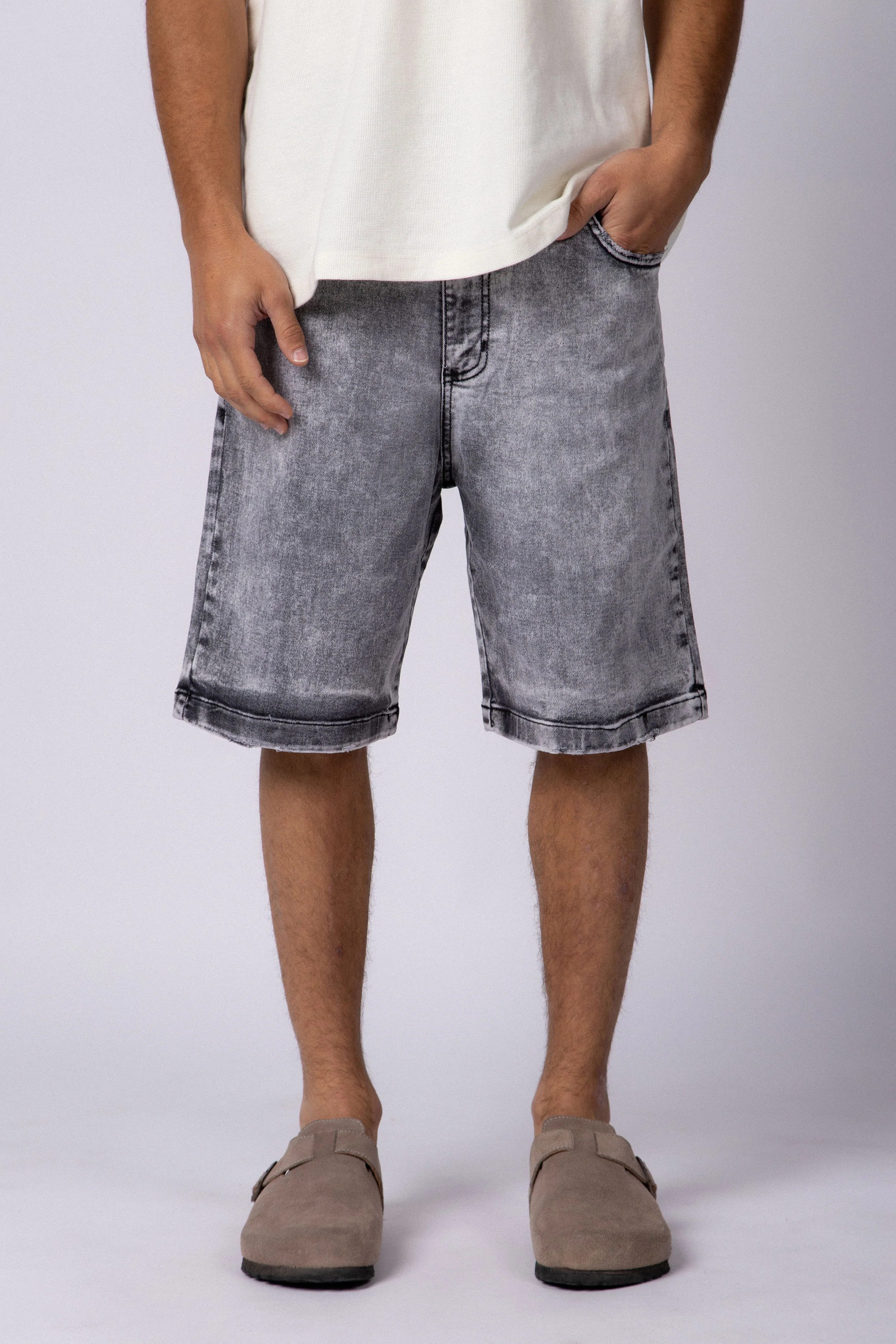 Bermuda Jean Racer Gris - Image 2