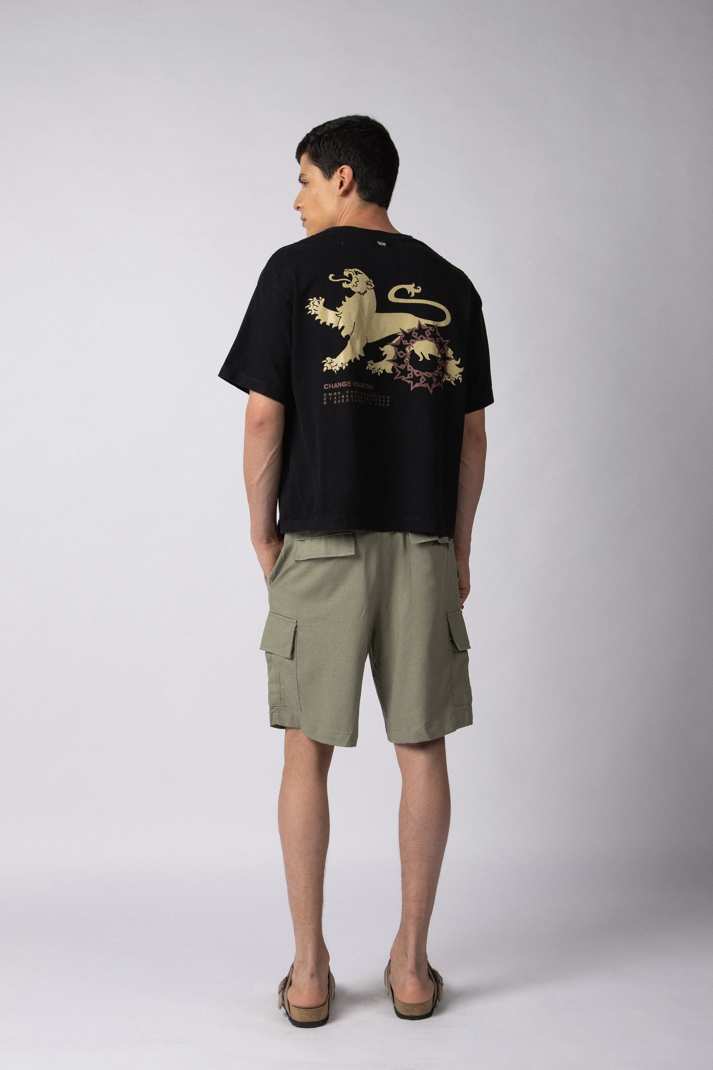 Bermuda Lino Cargo Yuno Militar - Image 8
