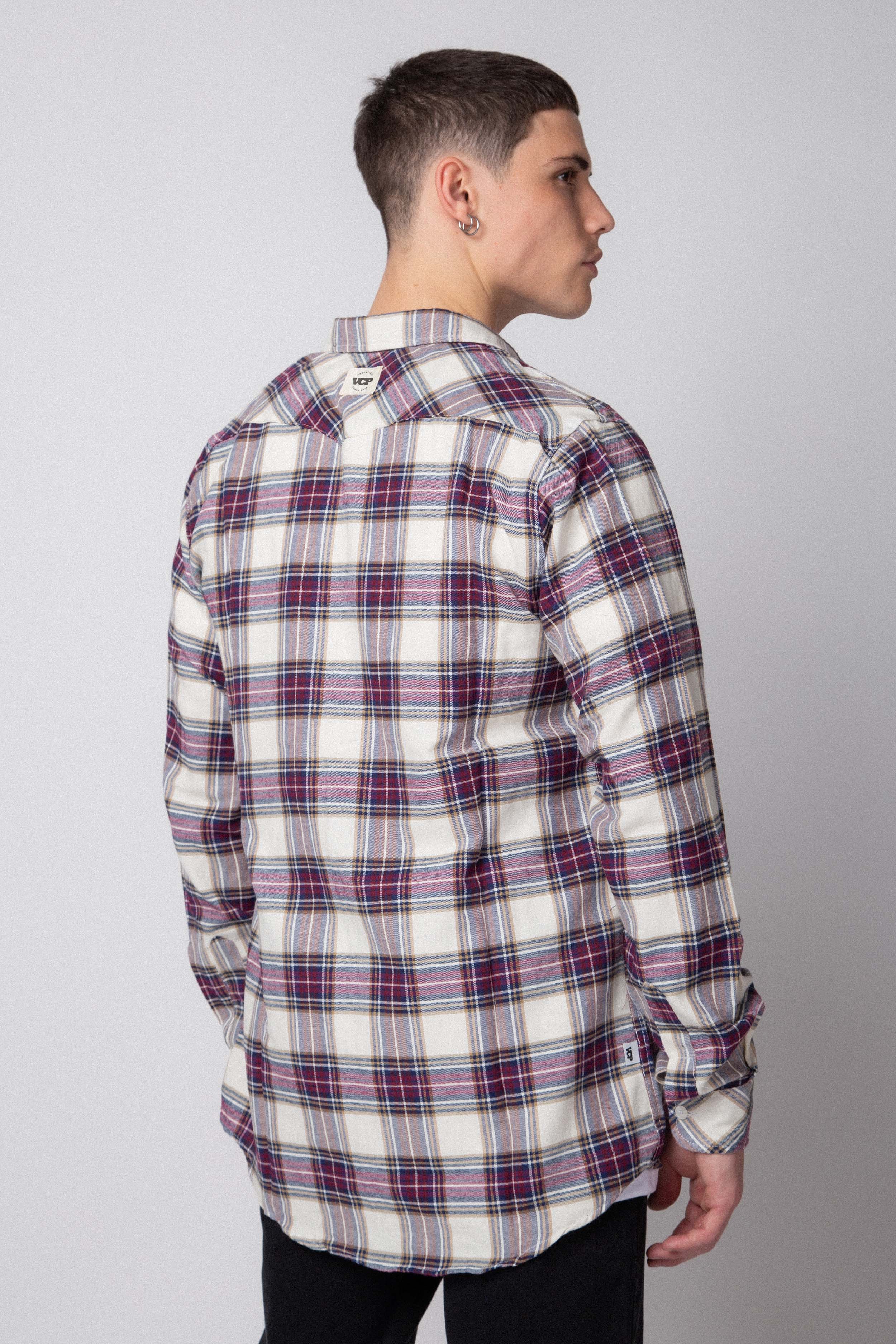 Camisa Holland Morado Cuadrille - Image 2