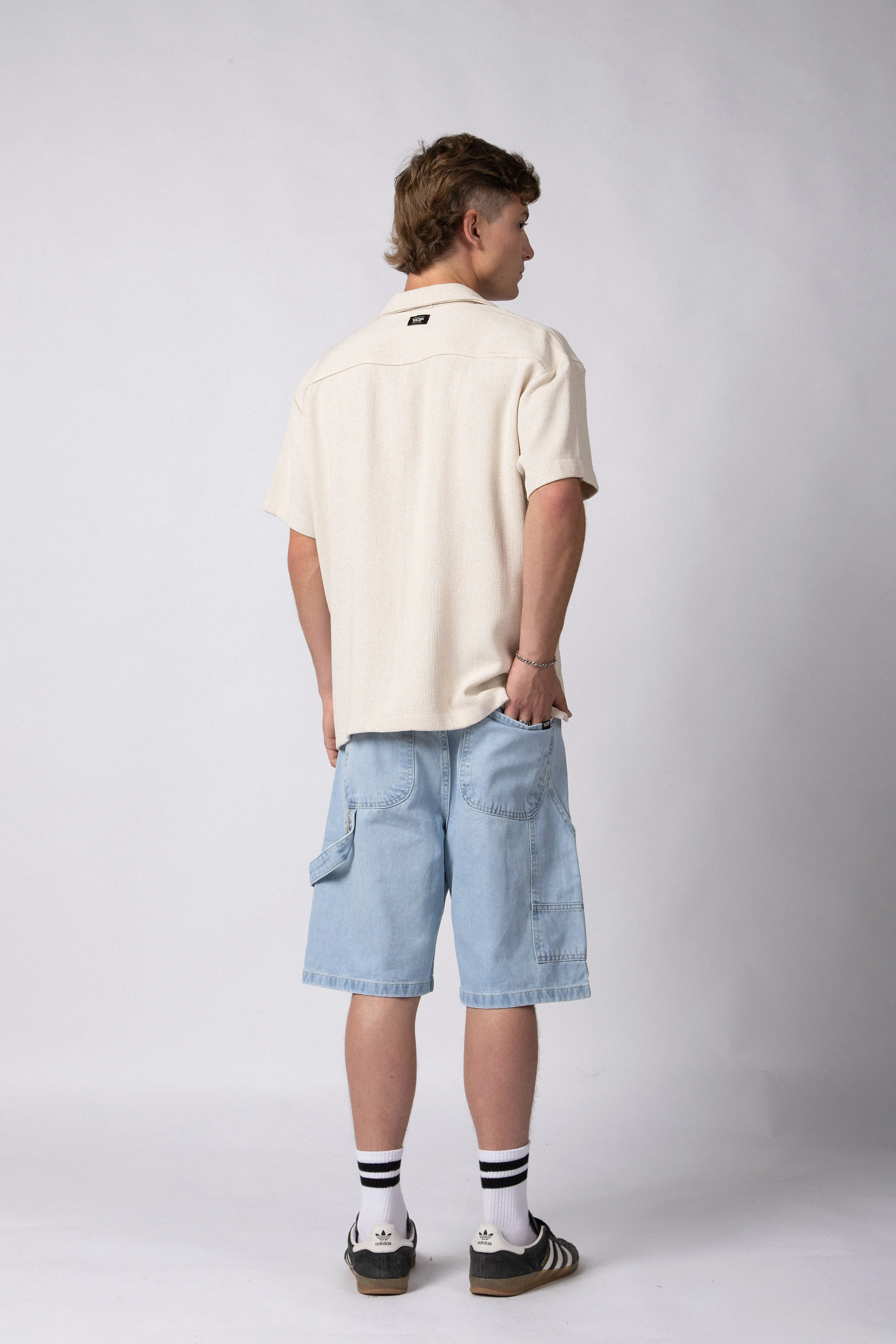 Camisa Manga Corta Lino Mont Crudo - Image 6