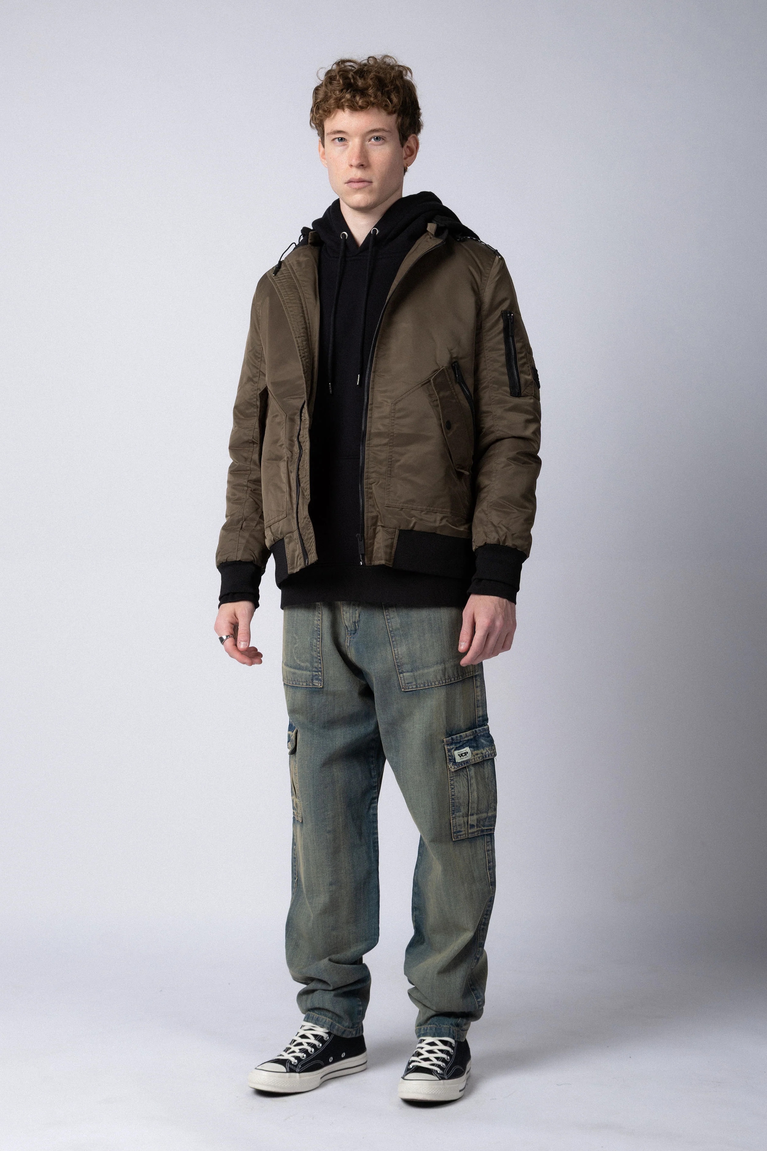 Campera Bomber Eldrick Militar - Image 4
