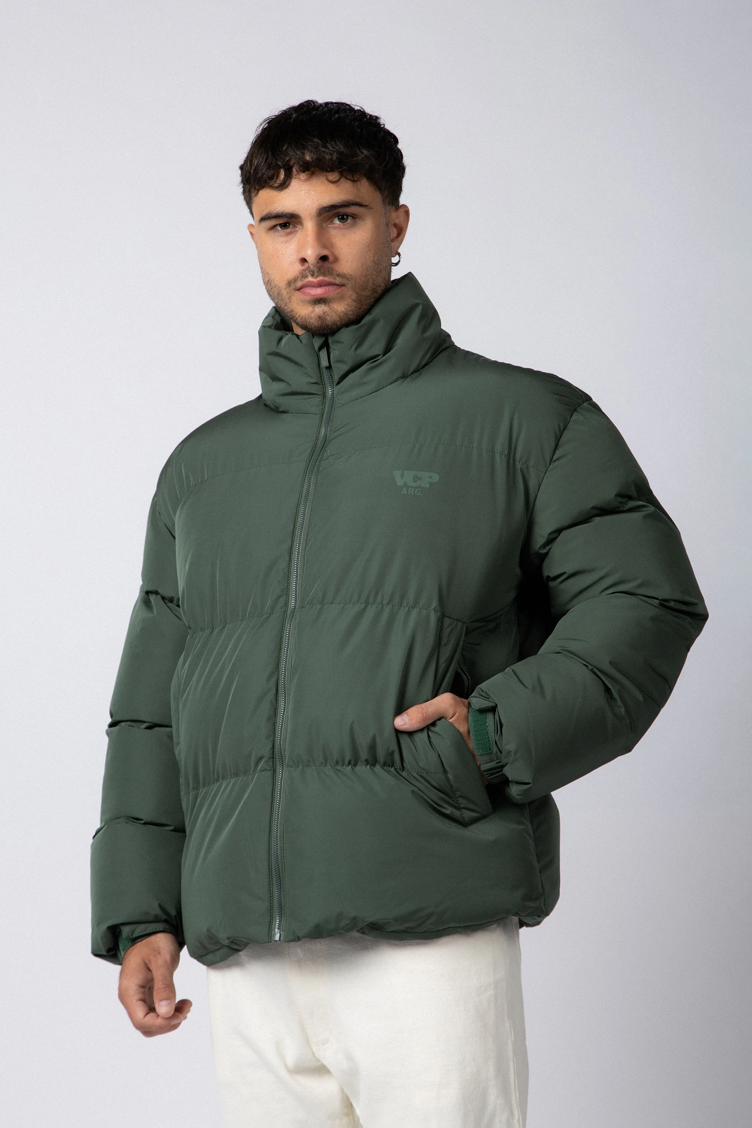 Campera Puffer Cronos Militar - Image 2