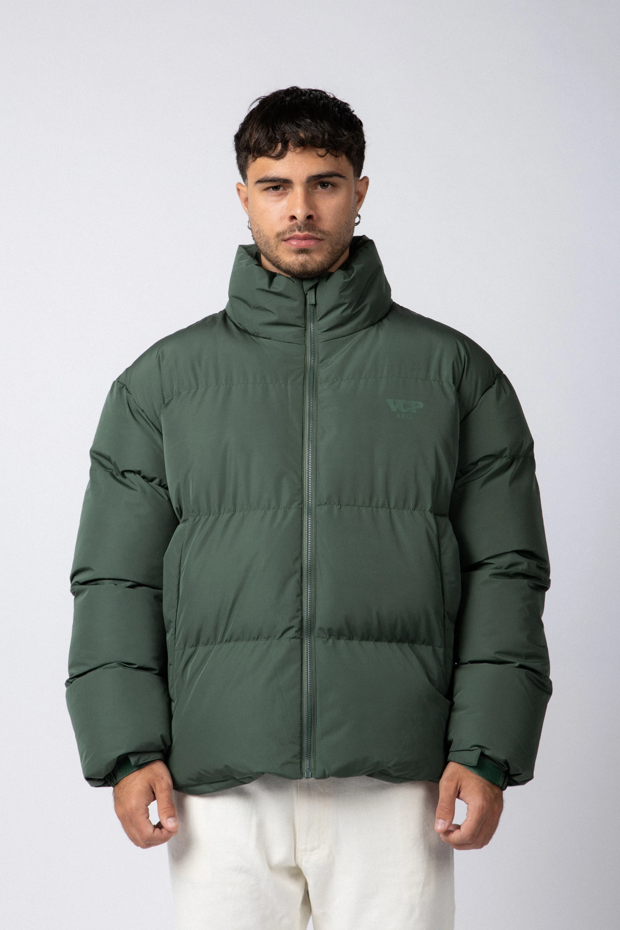 Campera Puffer Cronos Militar - Image 3