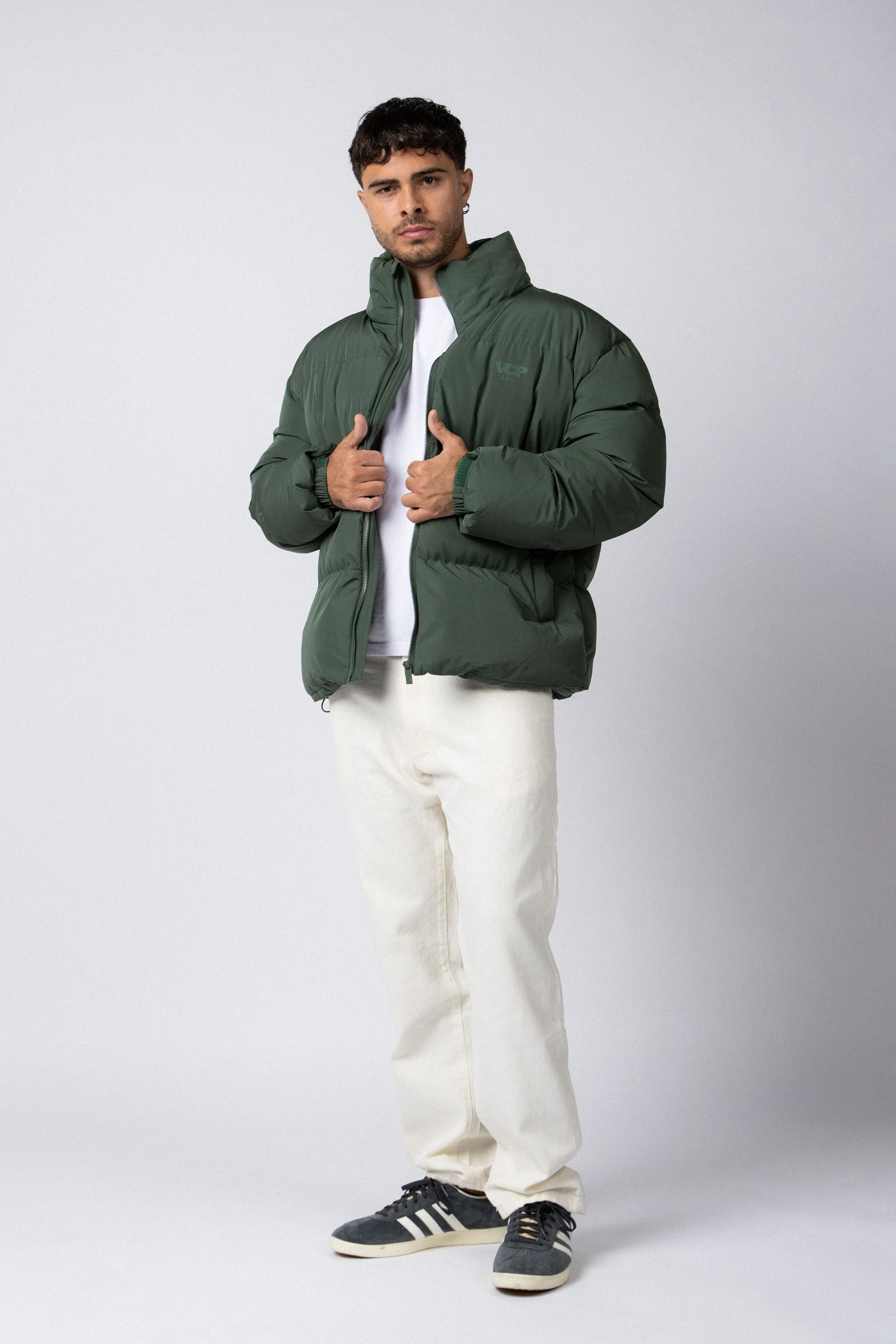 Campera Puffer Cronos Militar - Image 5