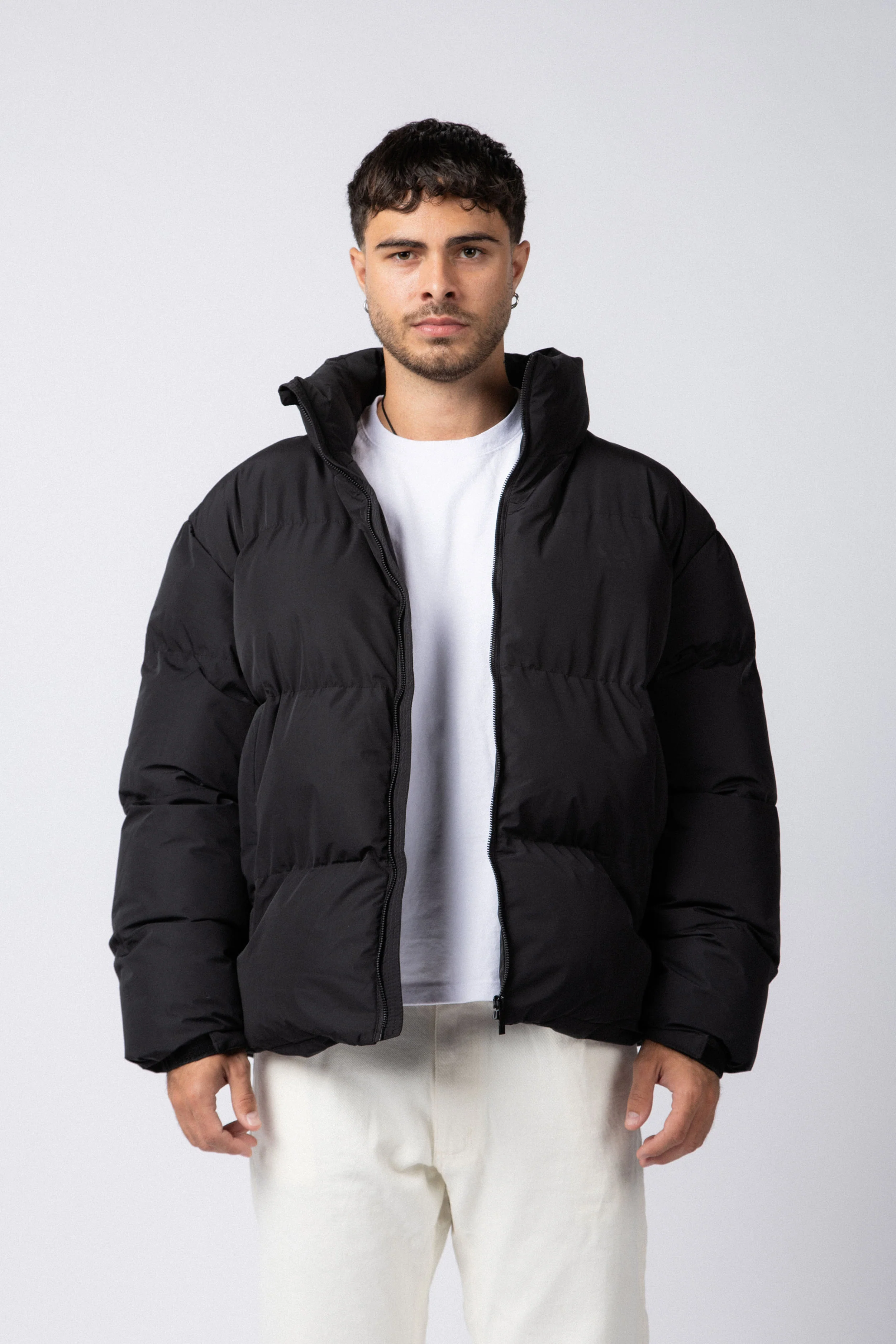 Campera Puffer Cronos Negra