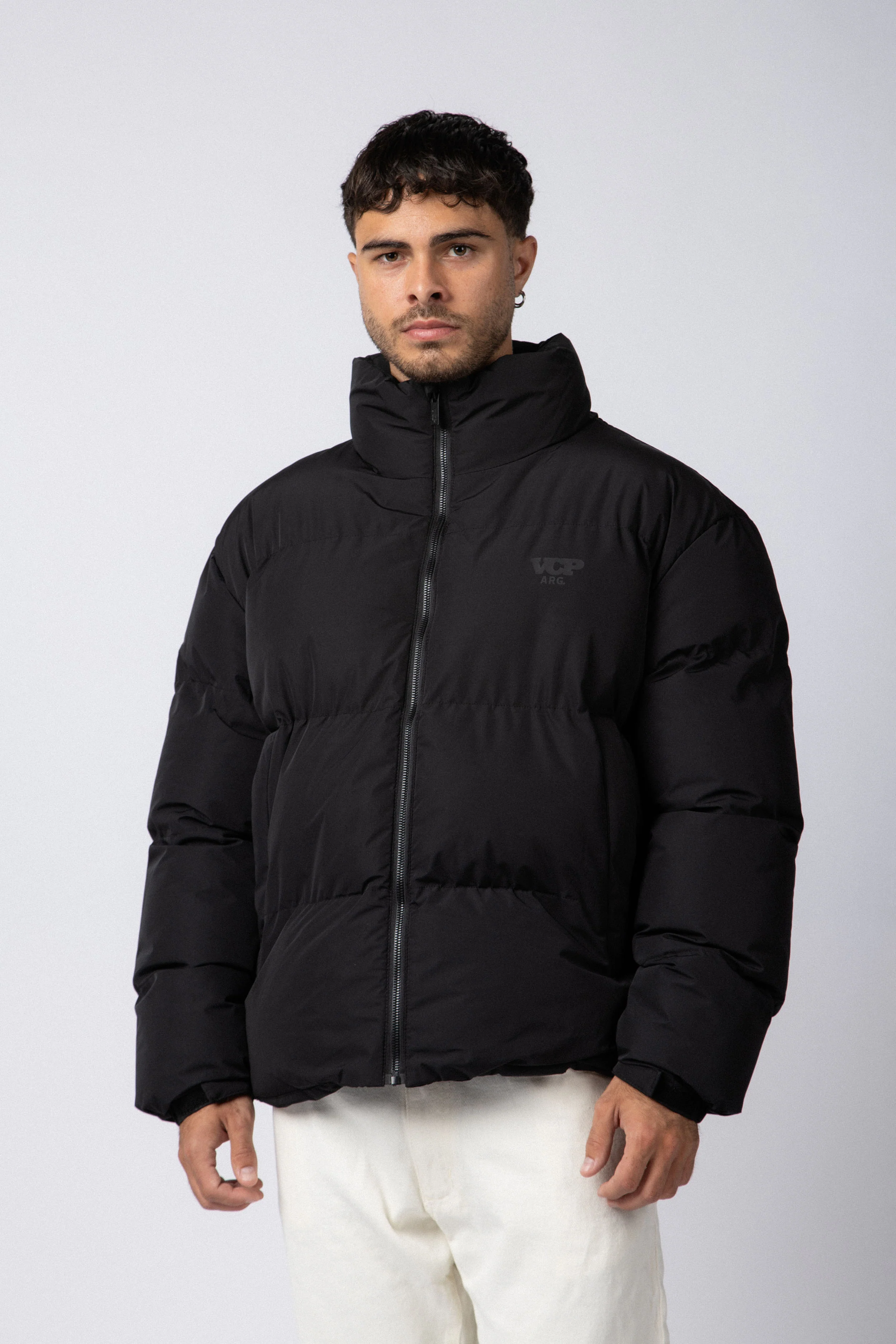 Campera Puffer Cronos Negra - Image 3