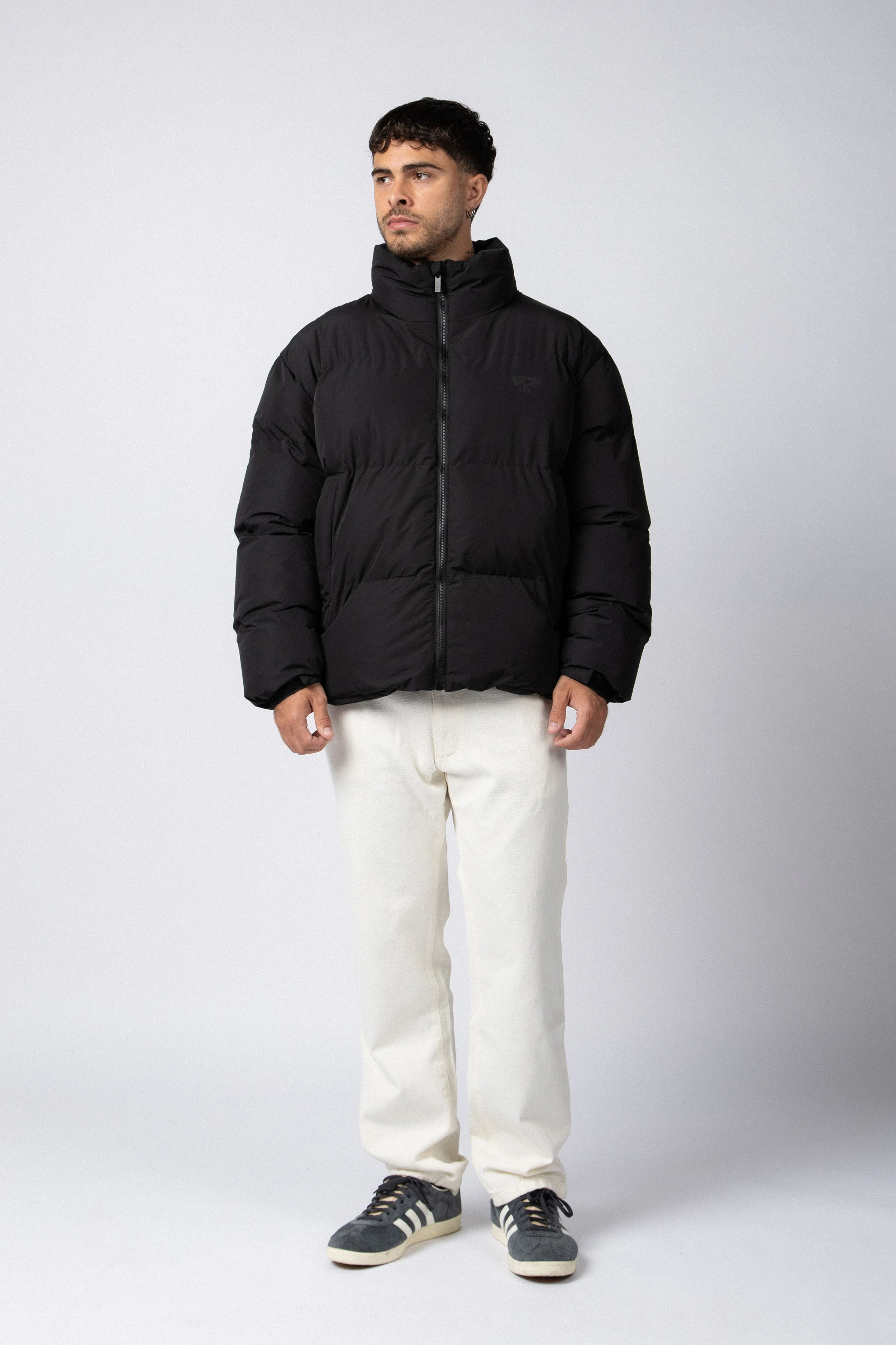 Campera Puffer Cronos Negra - Image 5