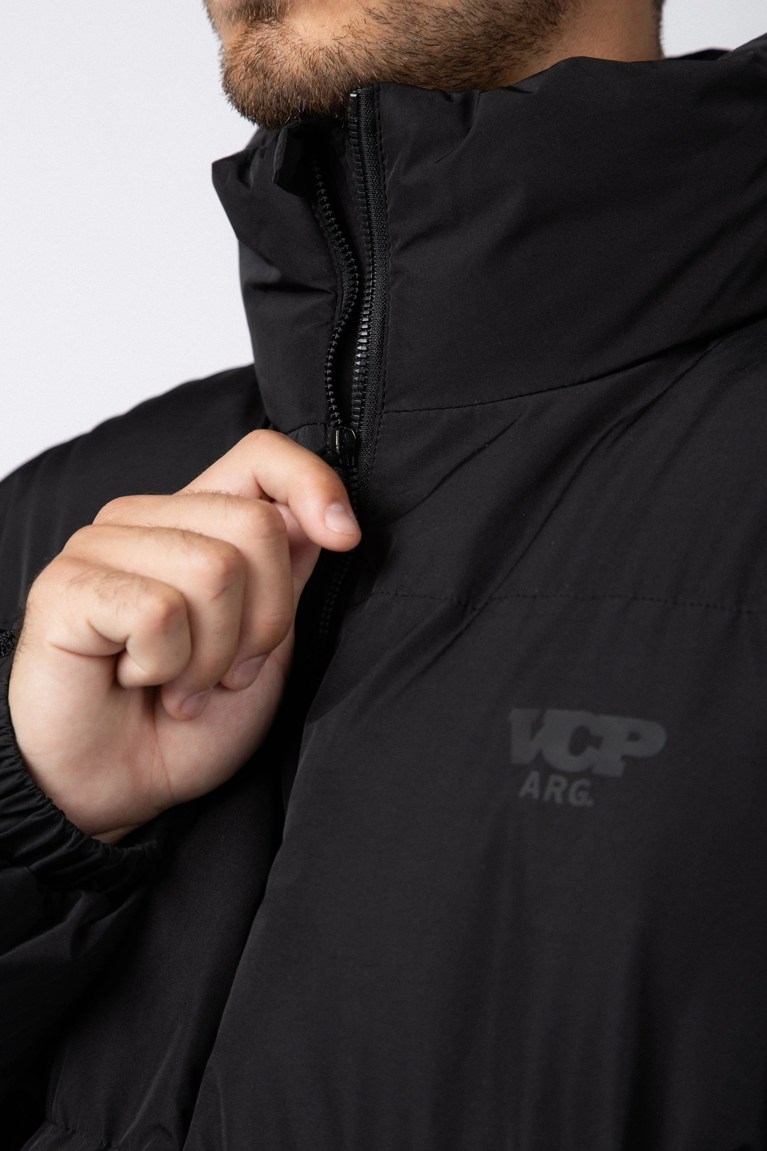 Campera Puffer Cronos Negra - Image 6
