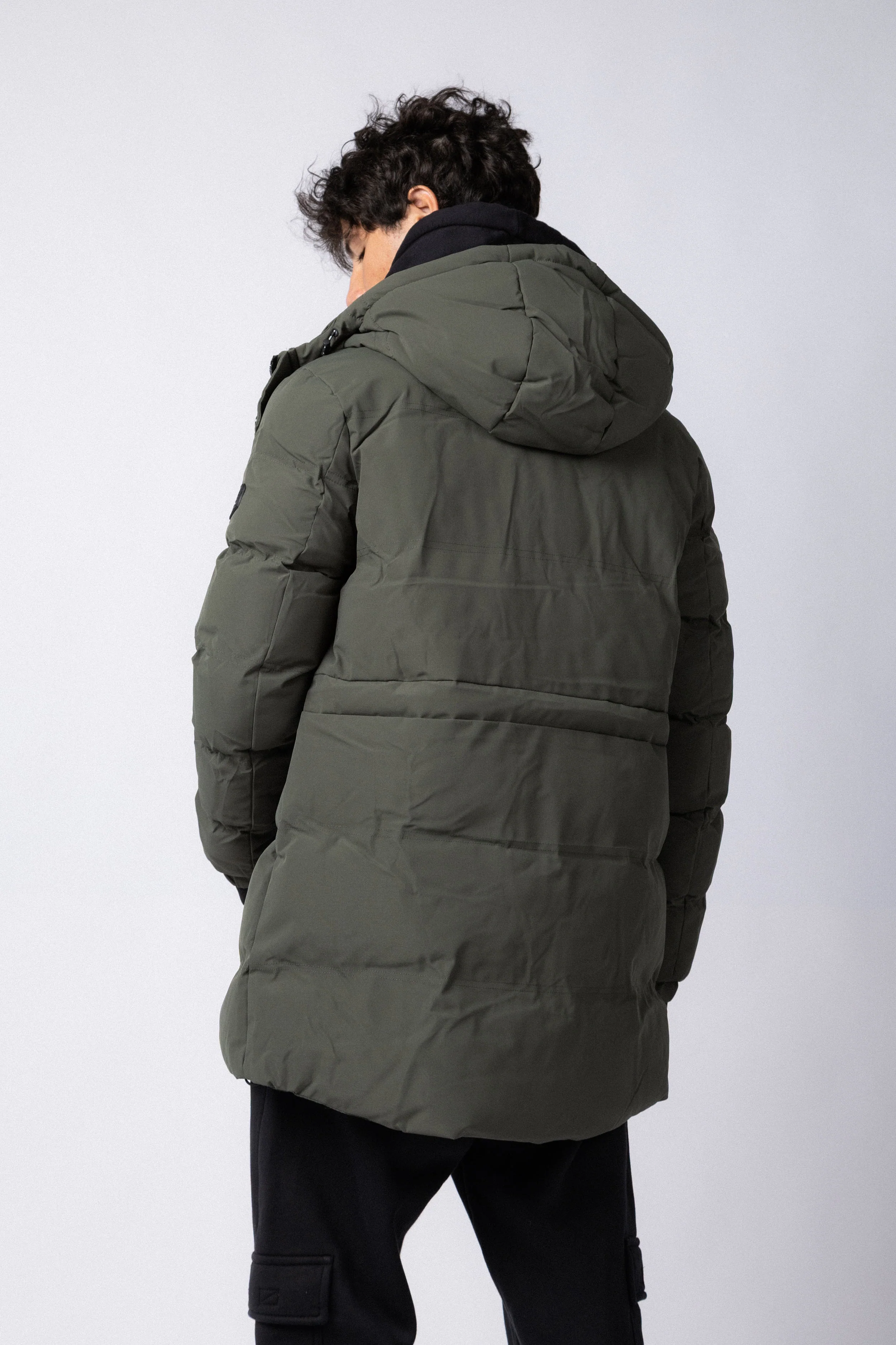 Campera Puffer Palmer Militar - Image 3