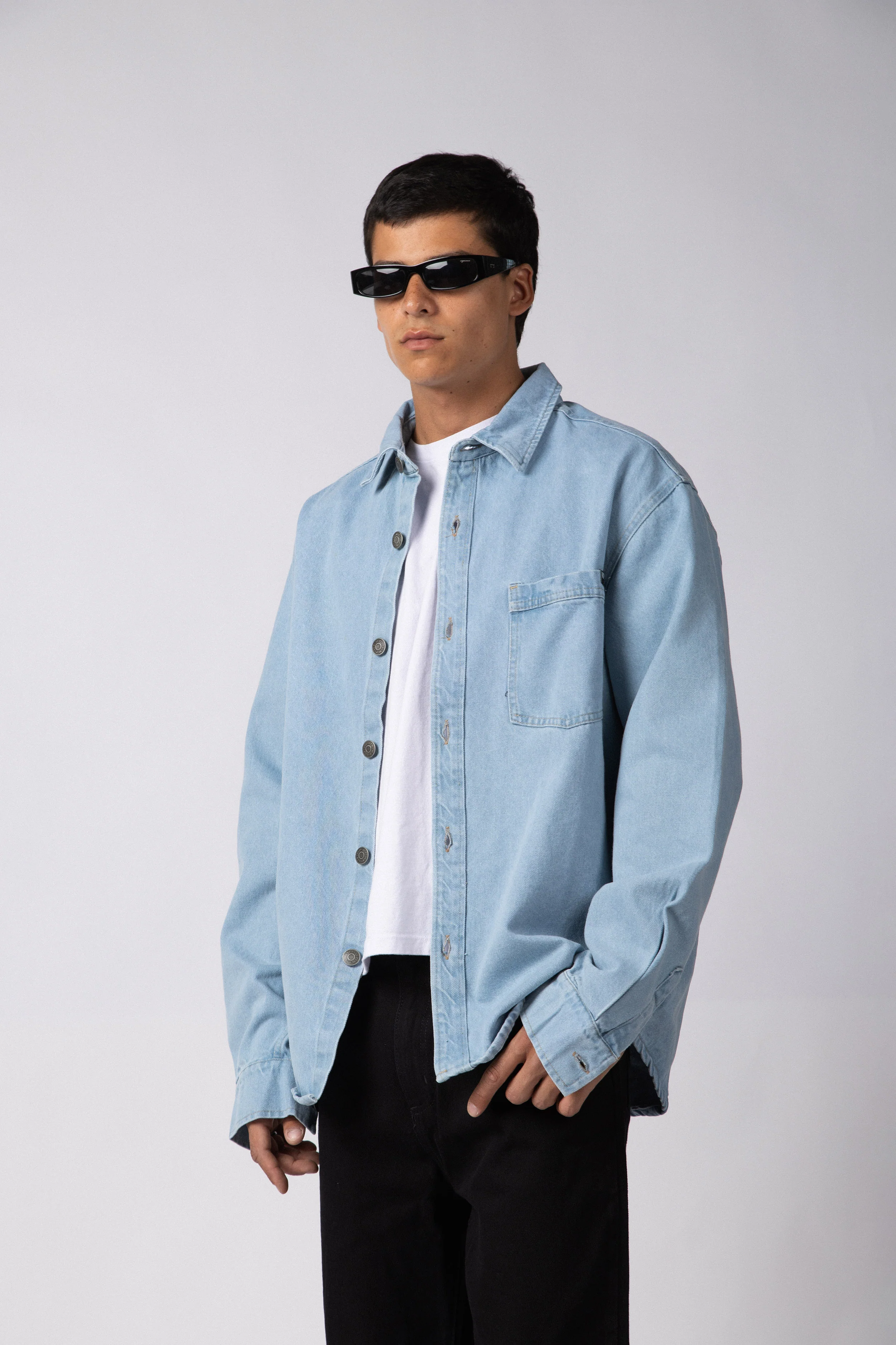 Chaqueta Jean Spruce Celeste - Image 3