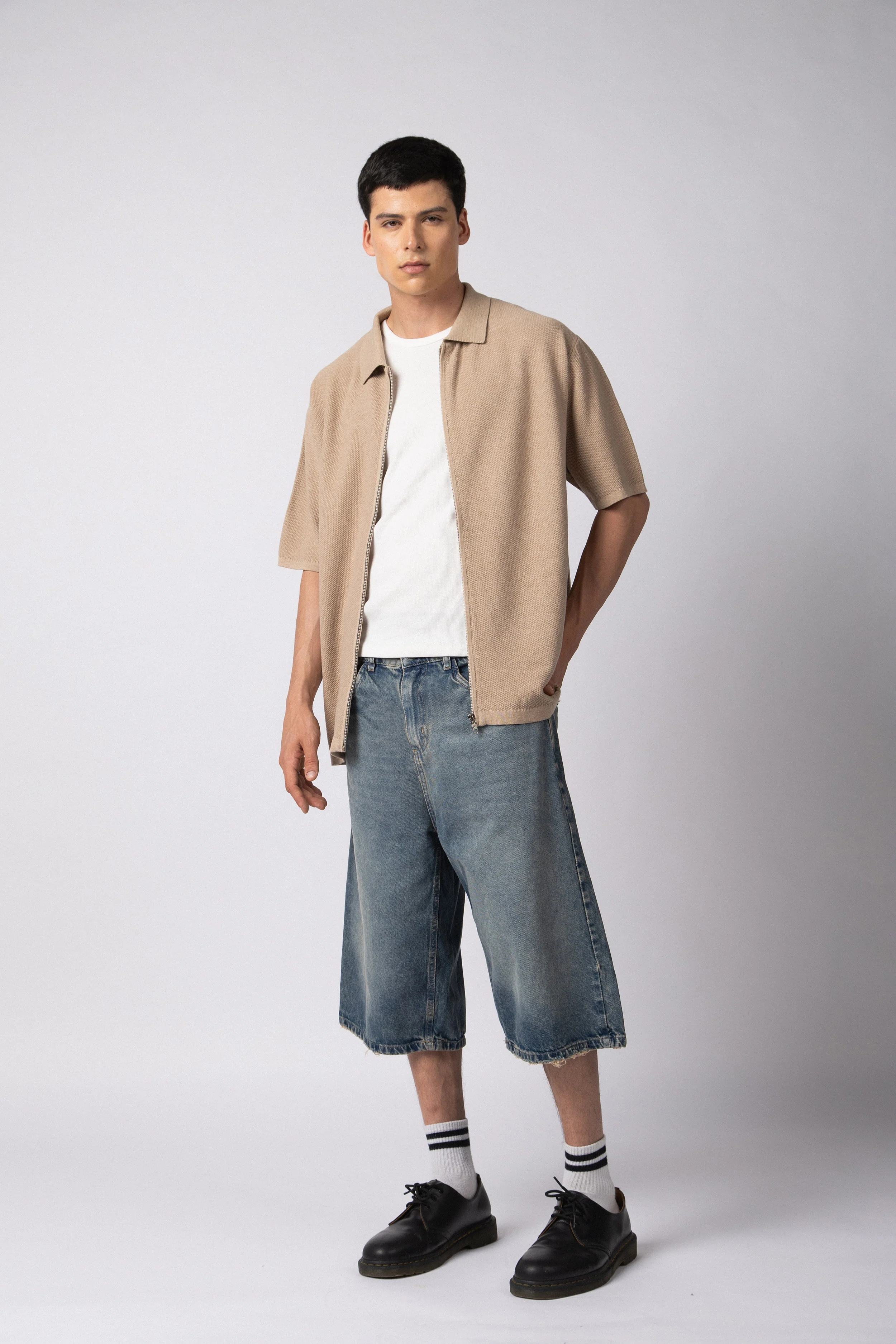 Chomba Tejida Rover Beige (c/ cierre) - Image 3