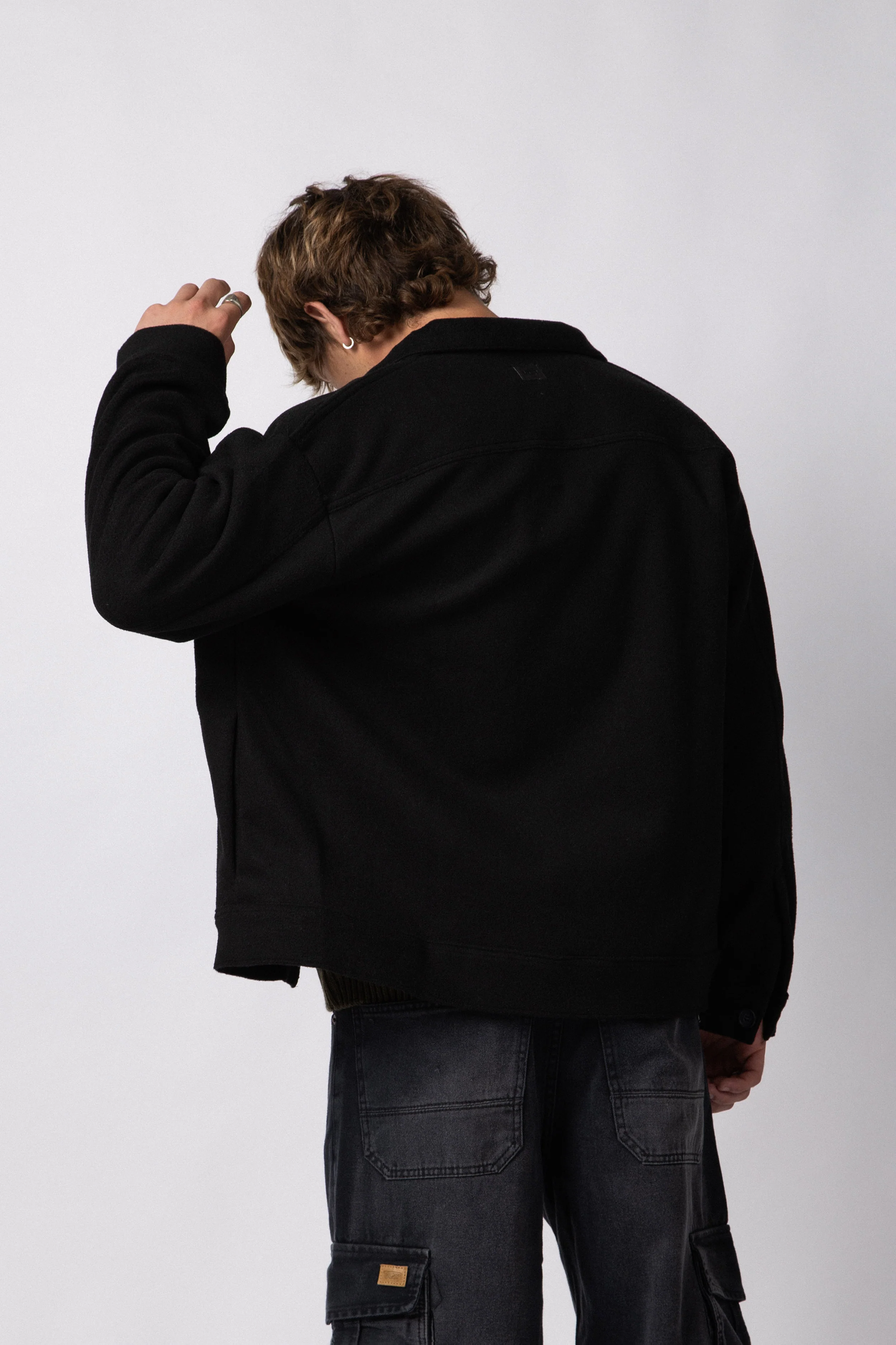 Coat Duffel Negro - Image 4