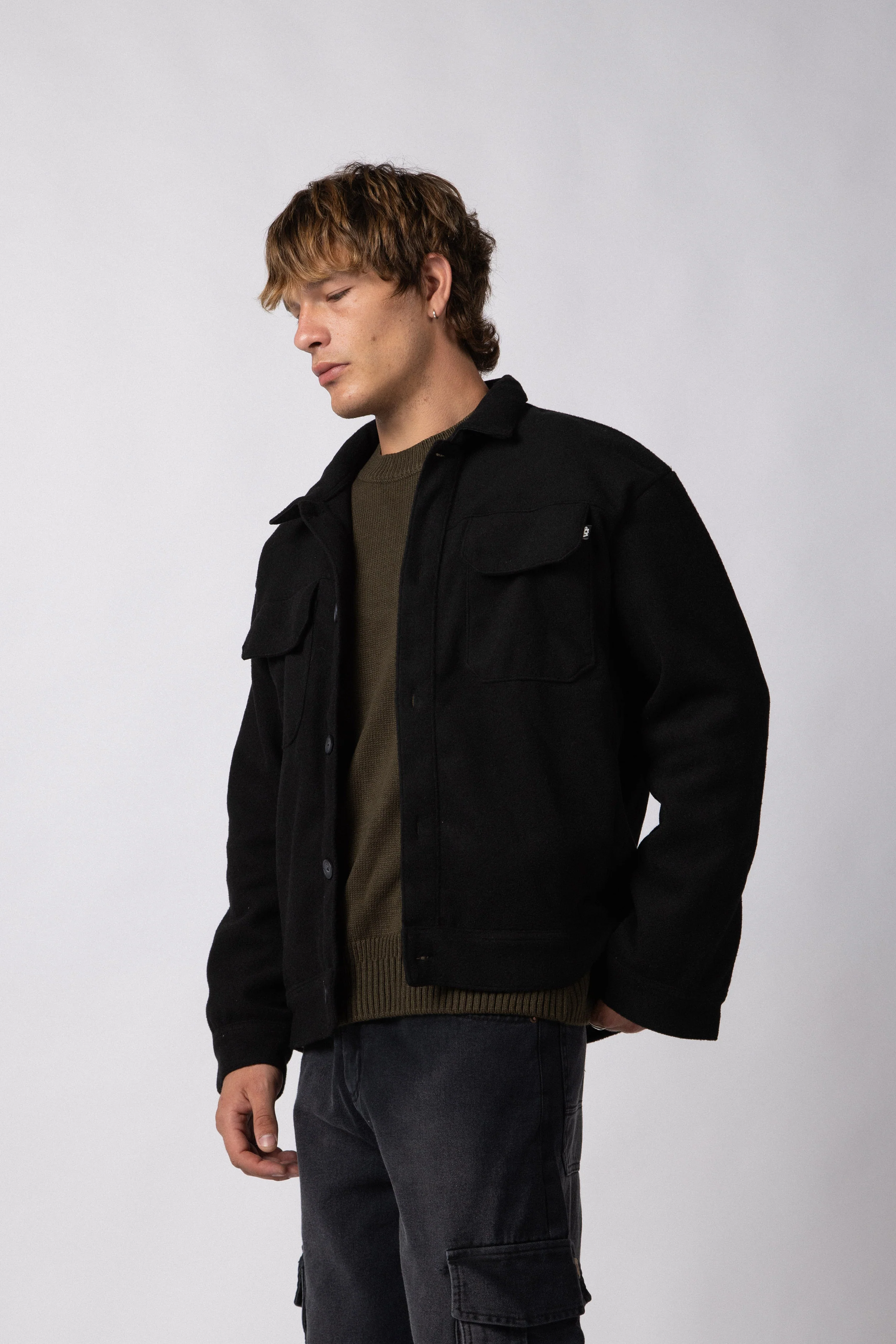 Coat Duffel Negro - Image 7