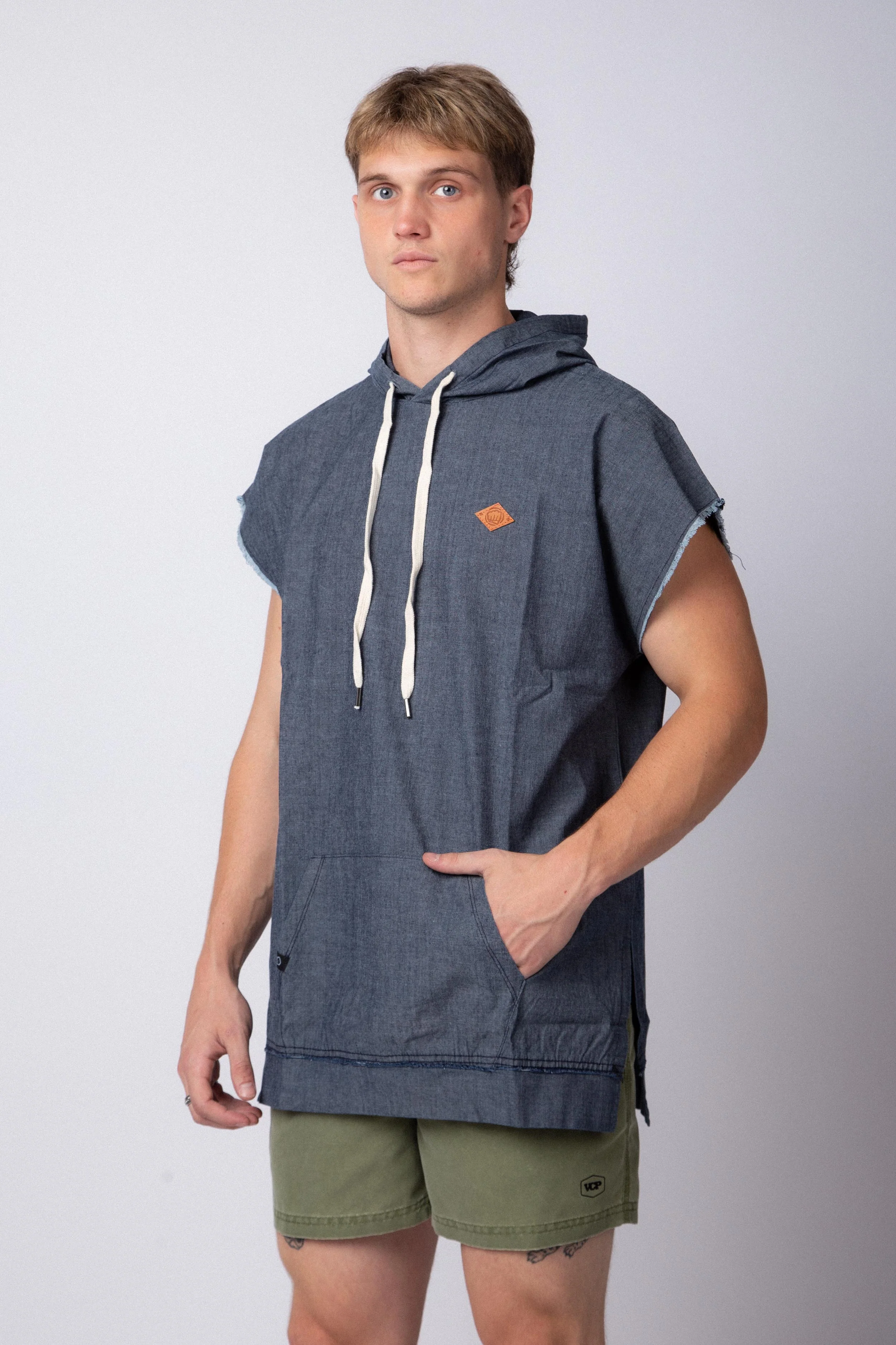 Hoodie Sudadera Denim Azul - Image 3