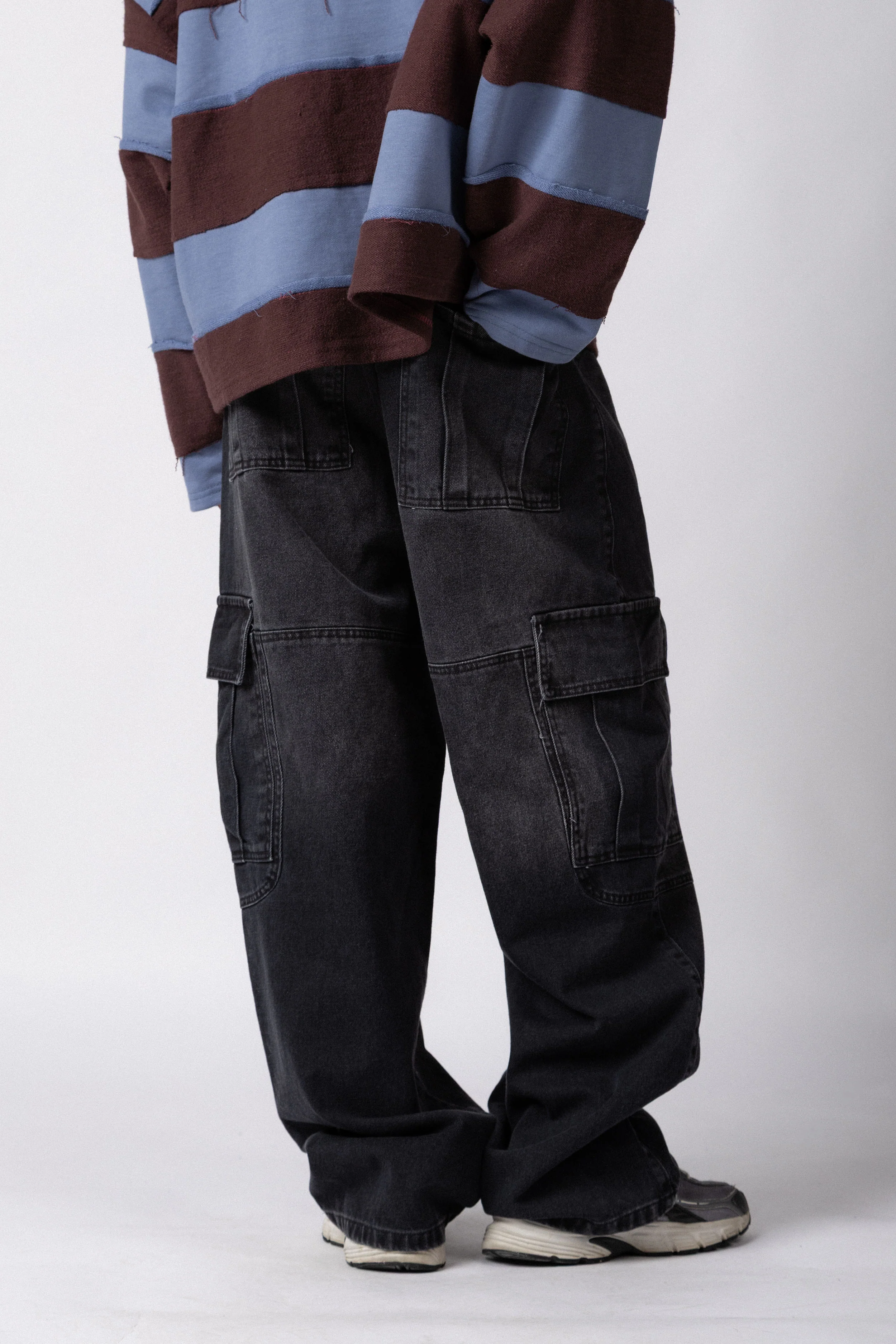 Jean Baggy Cargo Raw Stone - Image 4