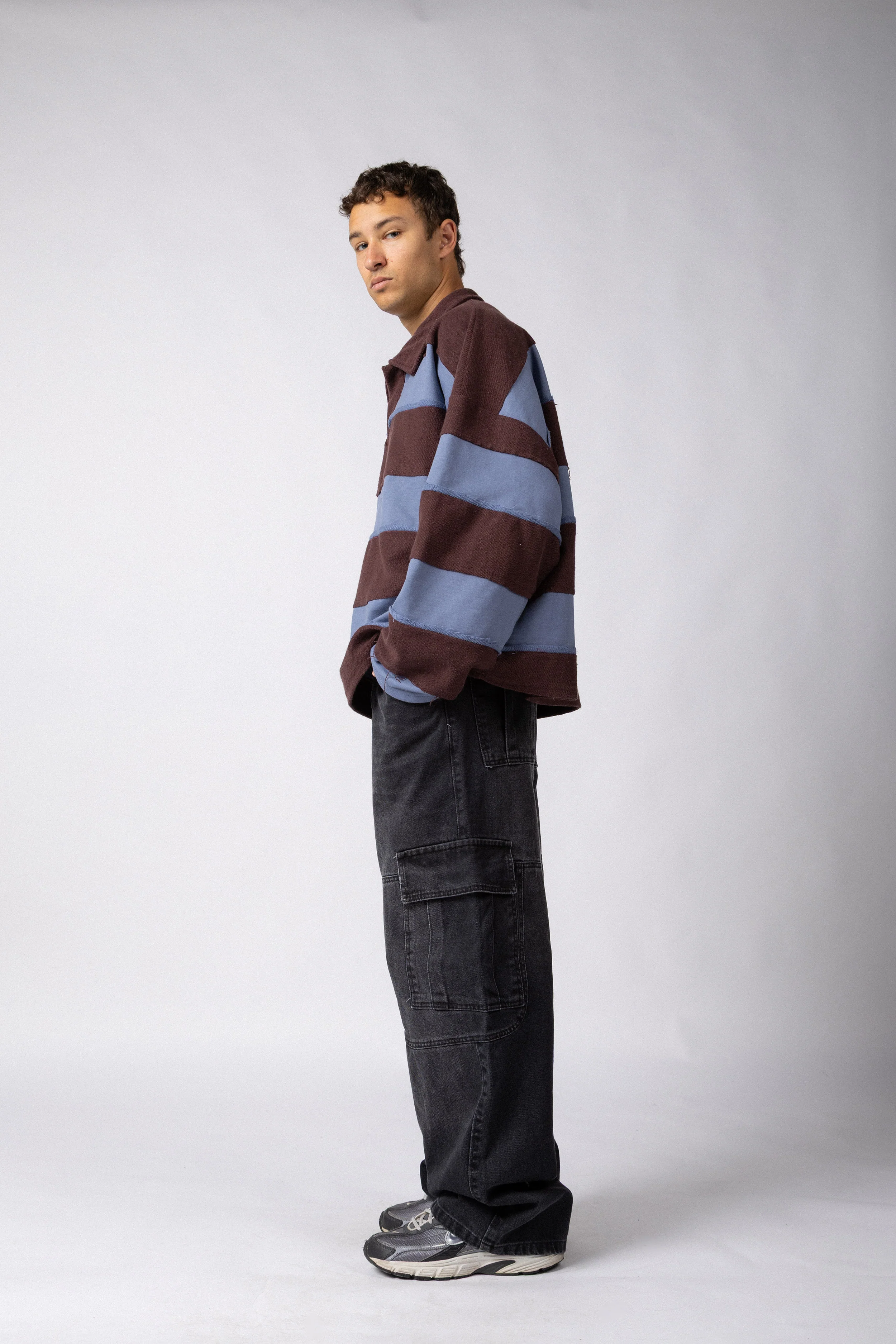 Jean Baggy Cargo Raw Stone - Image 5