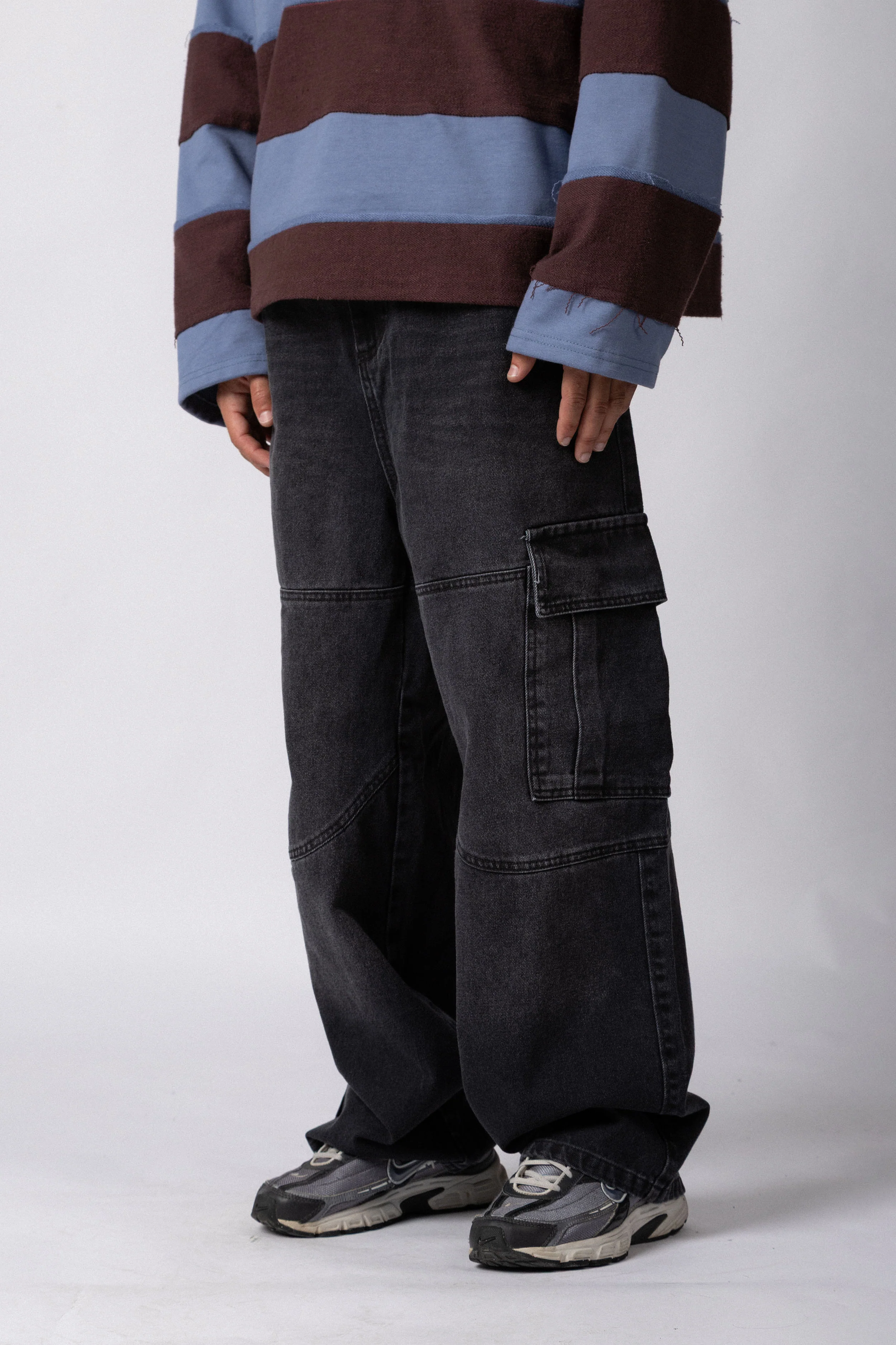 Jean Baggy Cargo Raw Stone - Image 6