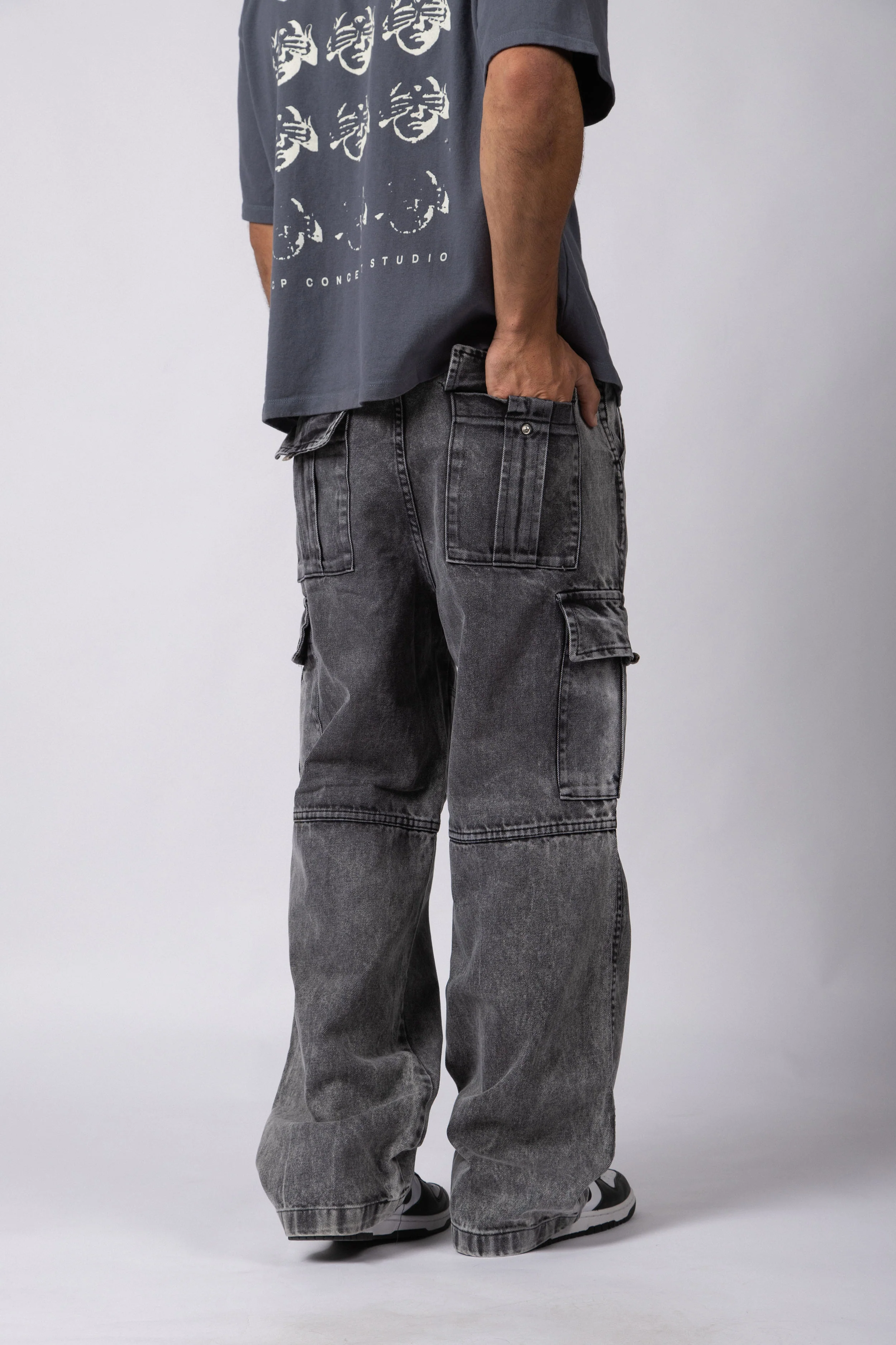 Jean Cargo Darth Acid Grey - Image 4