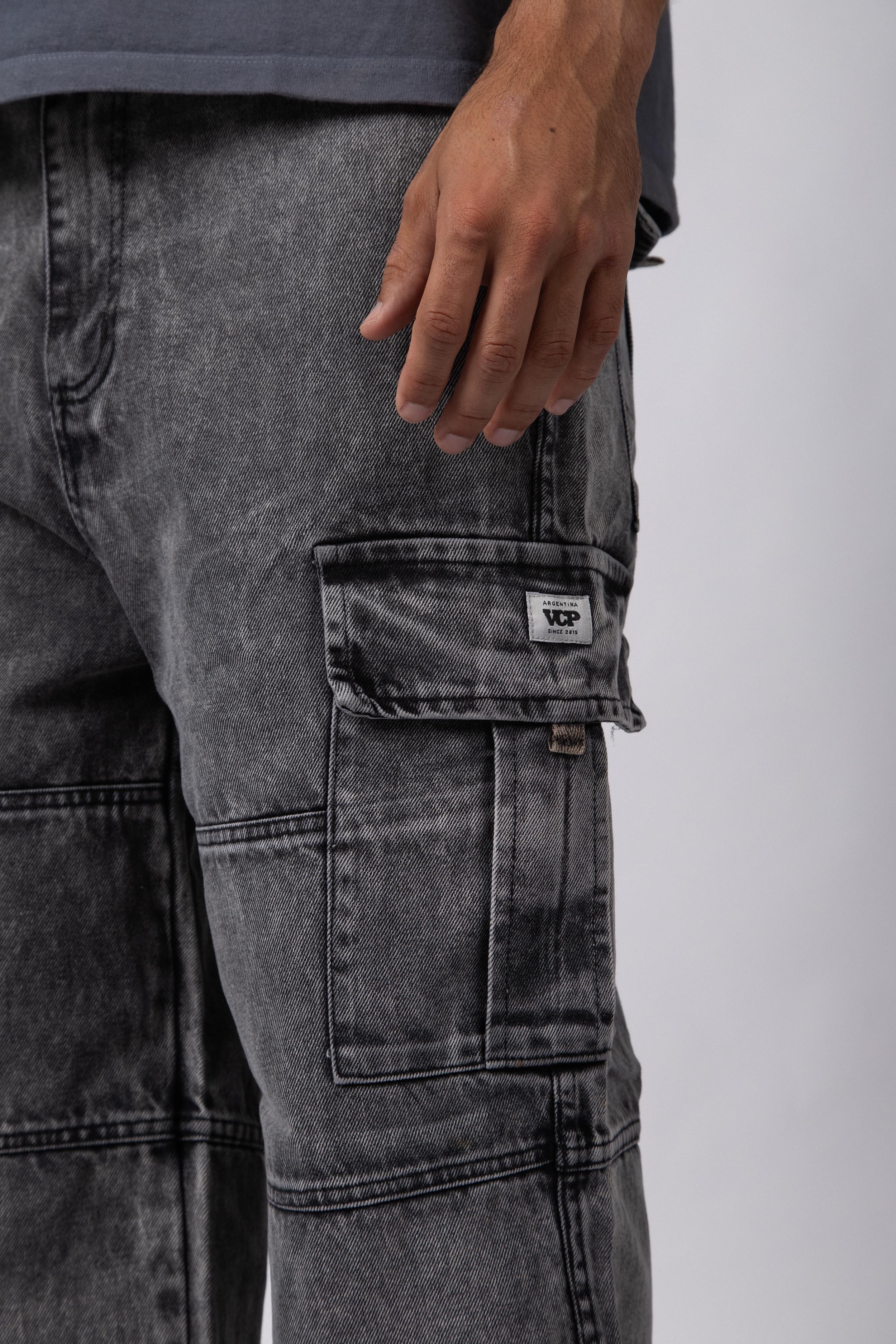 Jean Cargo Darth Acid Grey - Image 6