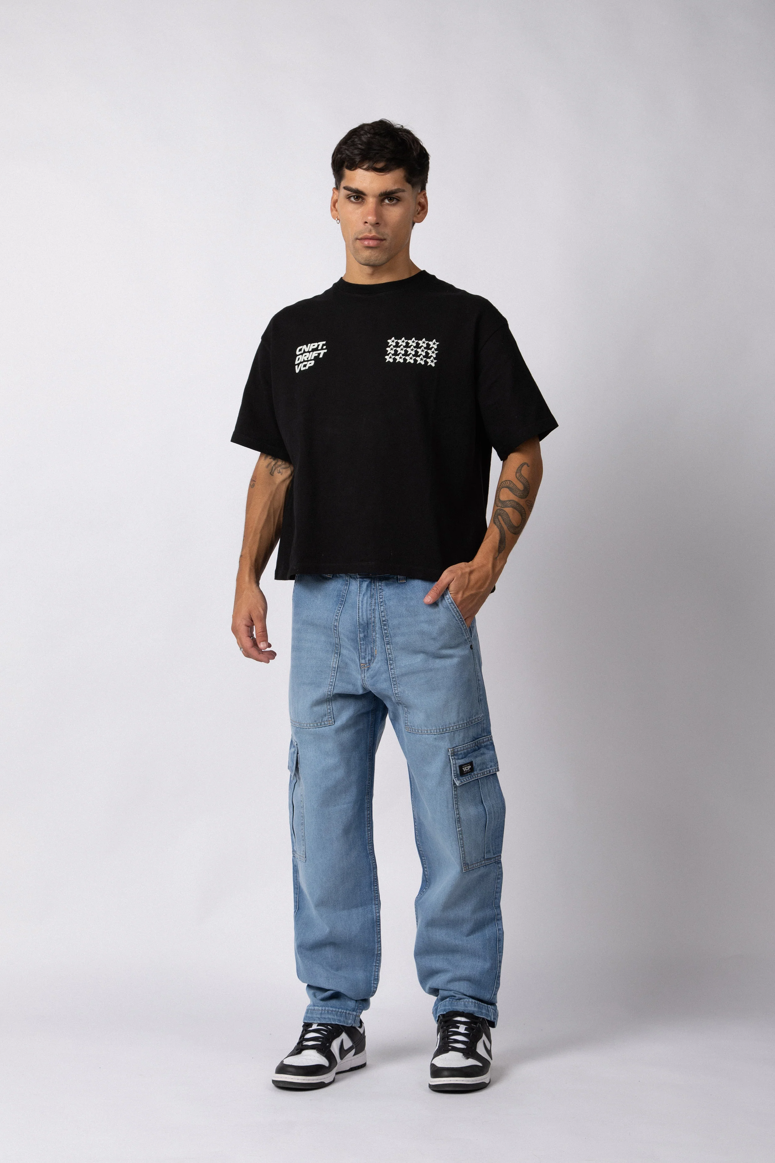 Jean Cargo Volt Celeste