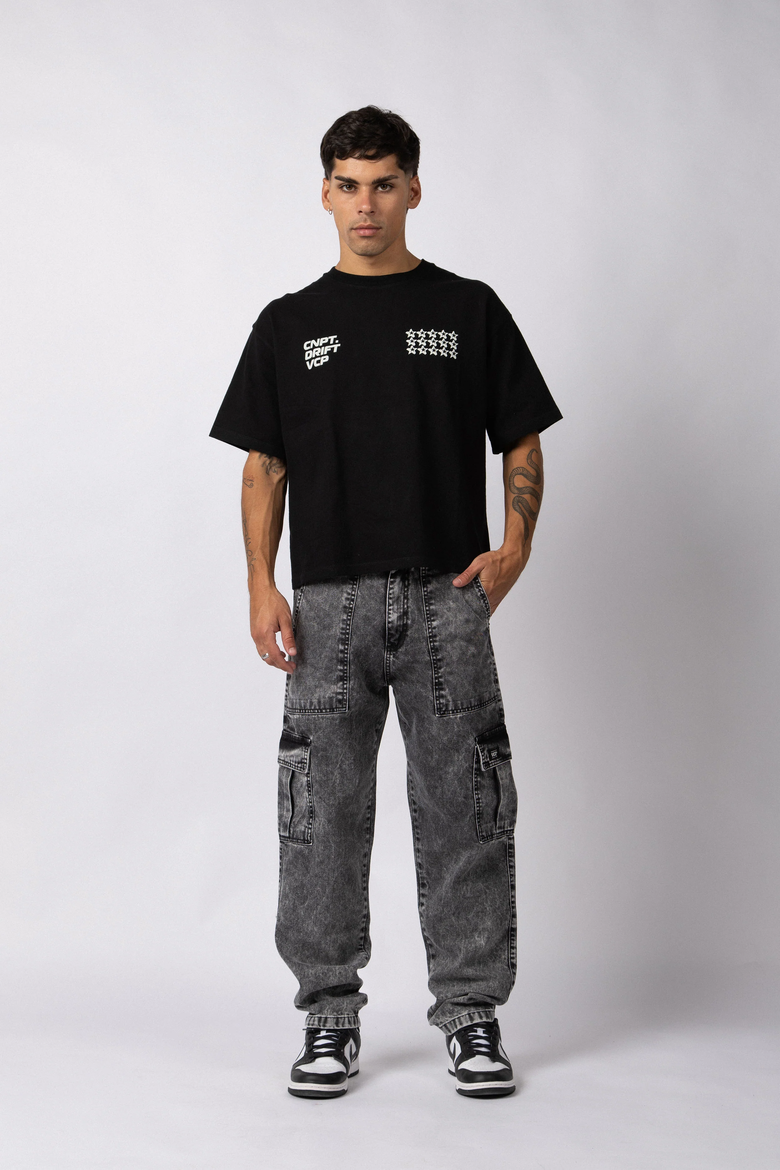 Jean Cargo Volt Smoked Gris