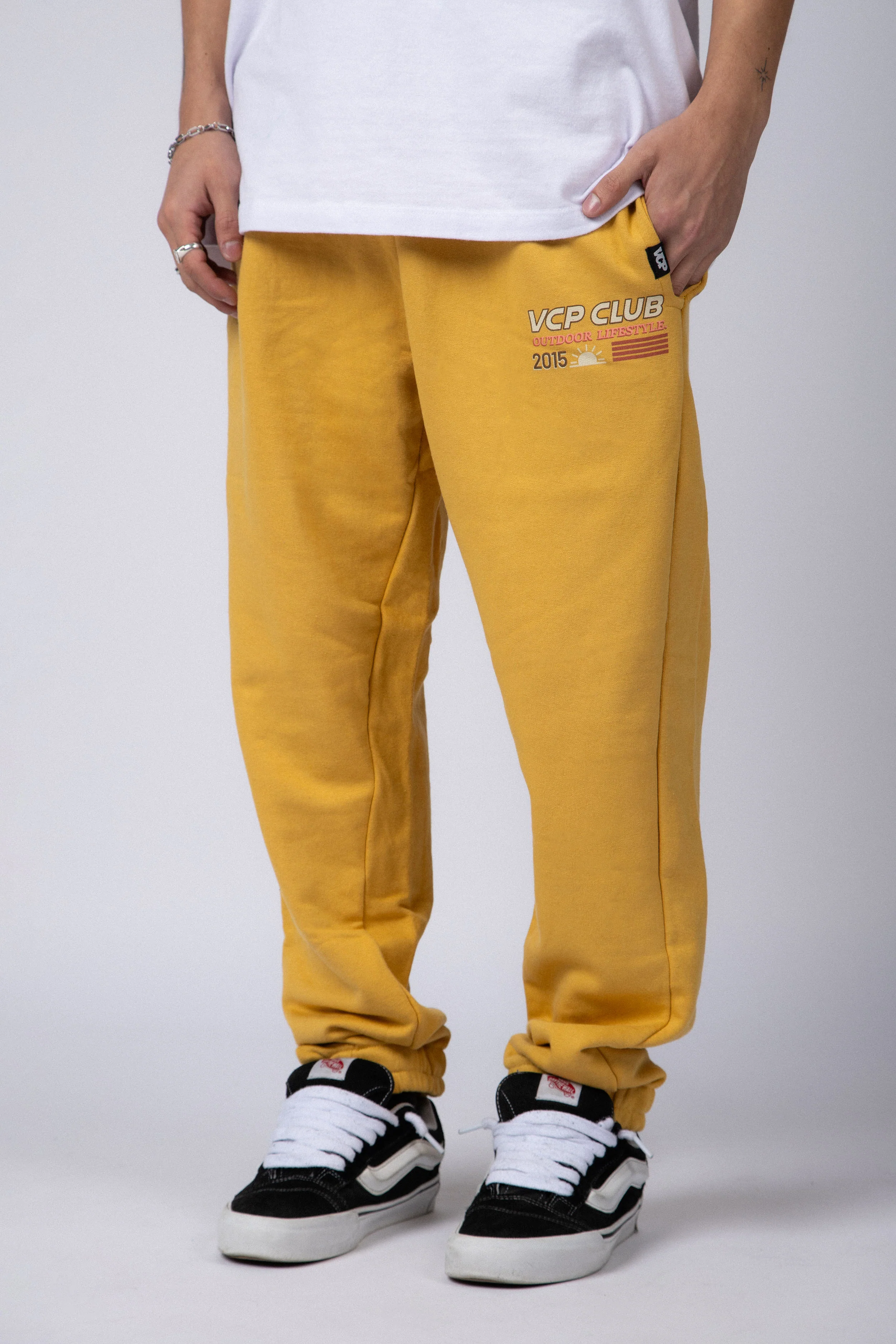 Jogger Over Kluv Mostaza