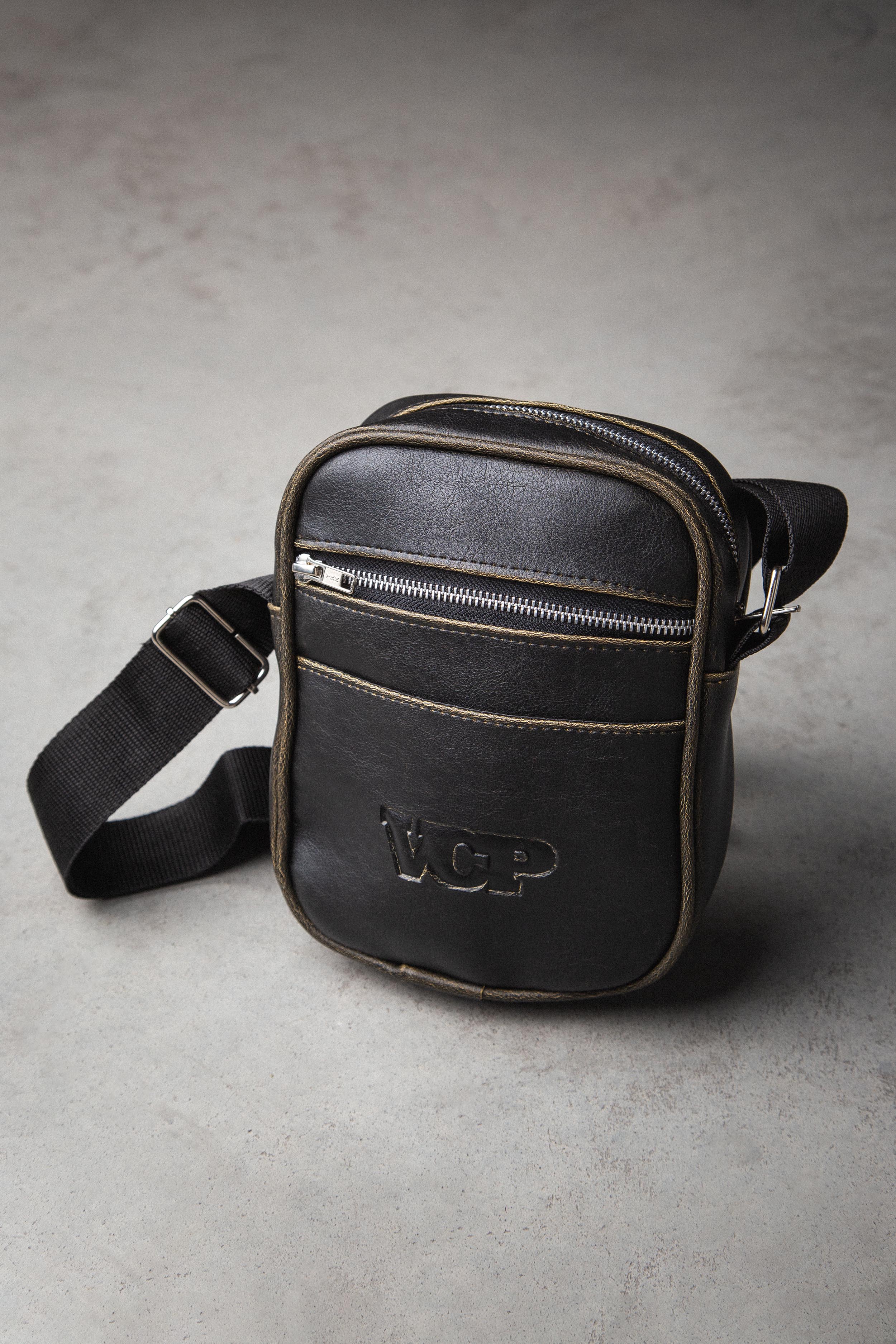 Mini Morral Lindor PU Negro