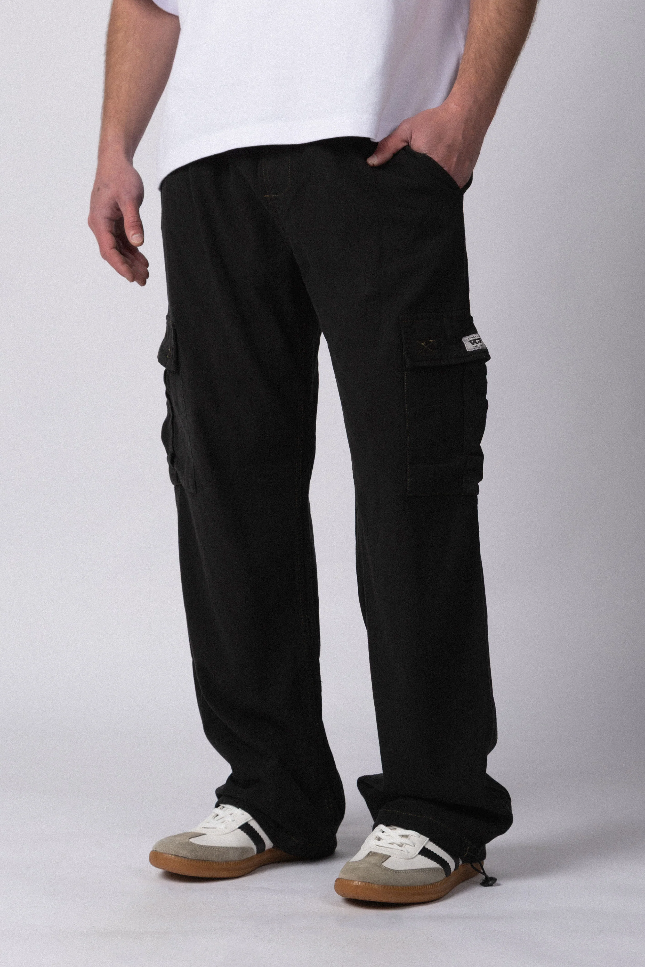 Pantalon Cargo Lino Taro NB