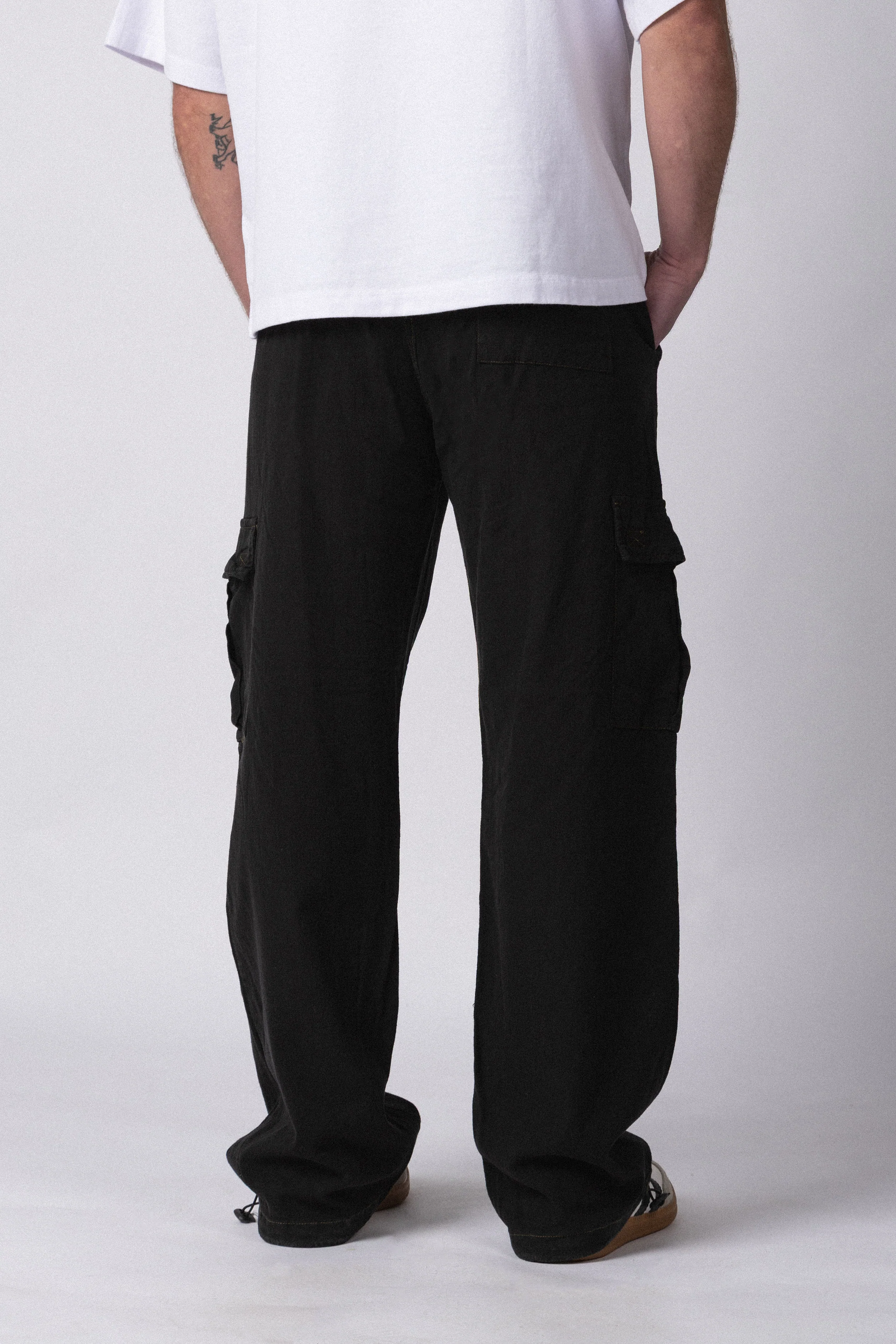 Pantalon Cargo Lino Taro NB - Image 2