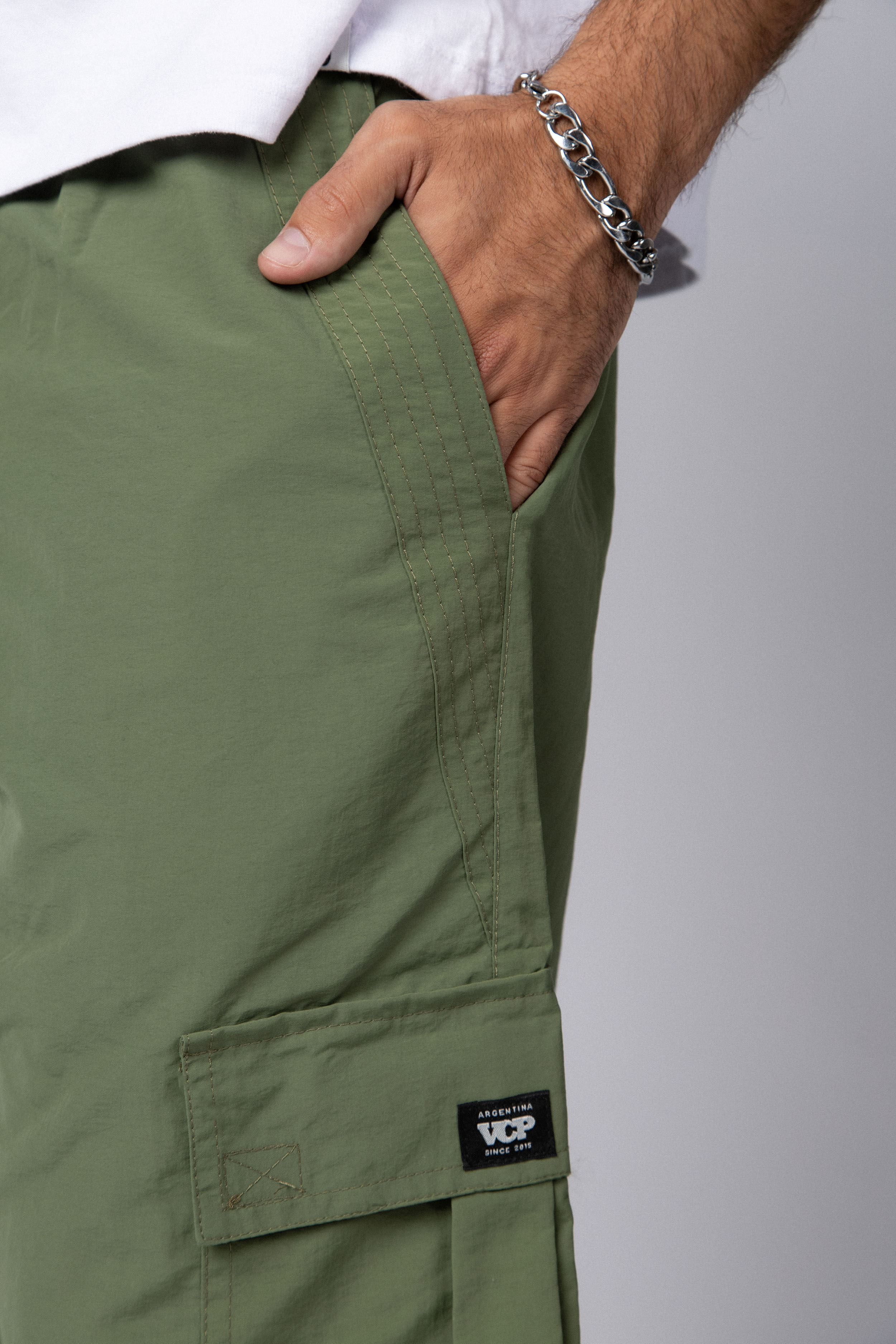 Pantalon Cargo Olson Verde - Image 5