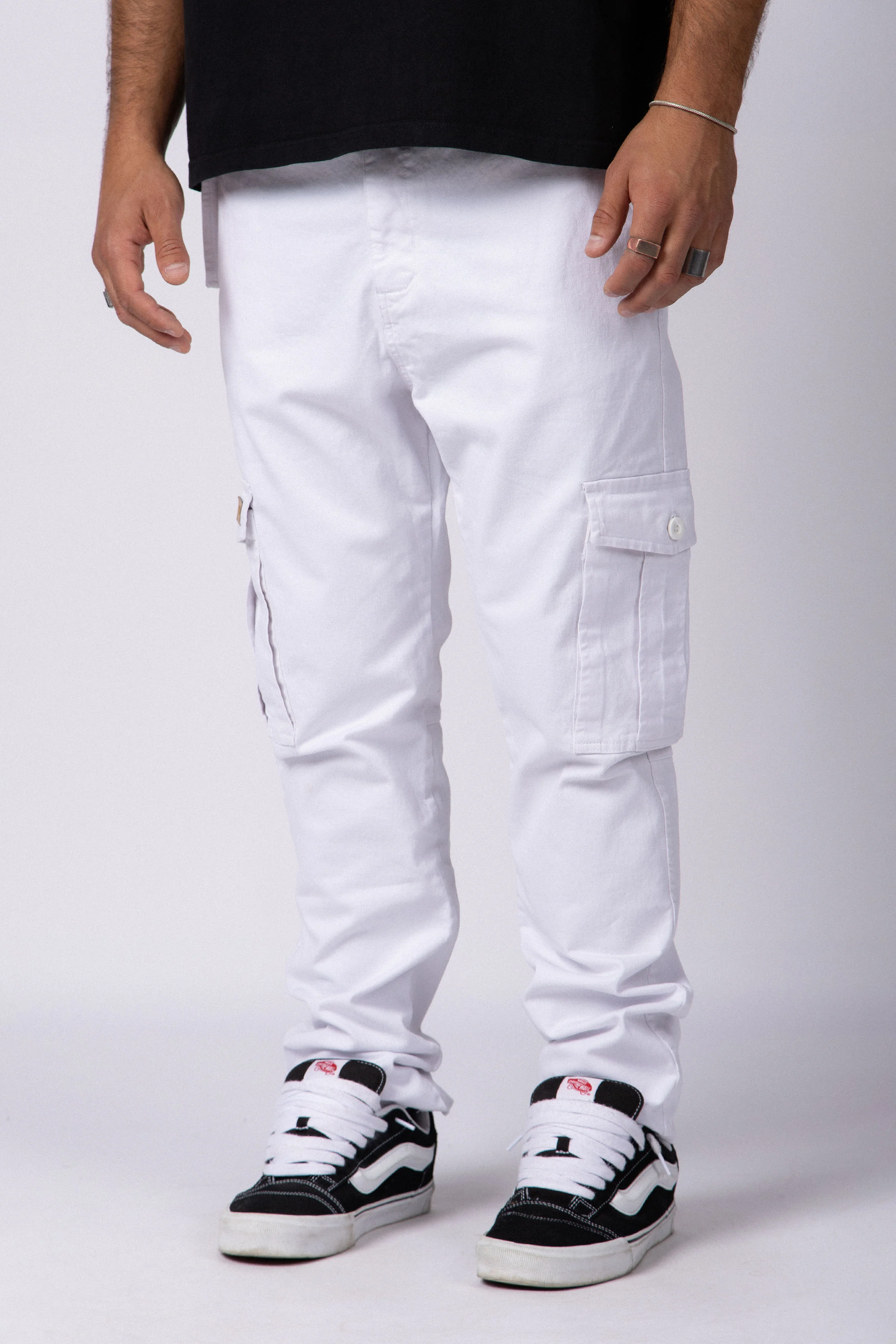Pantalón Cargo Quant Blanco
