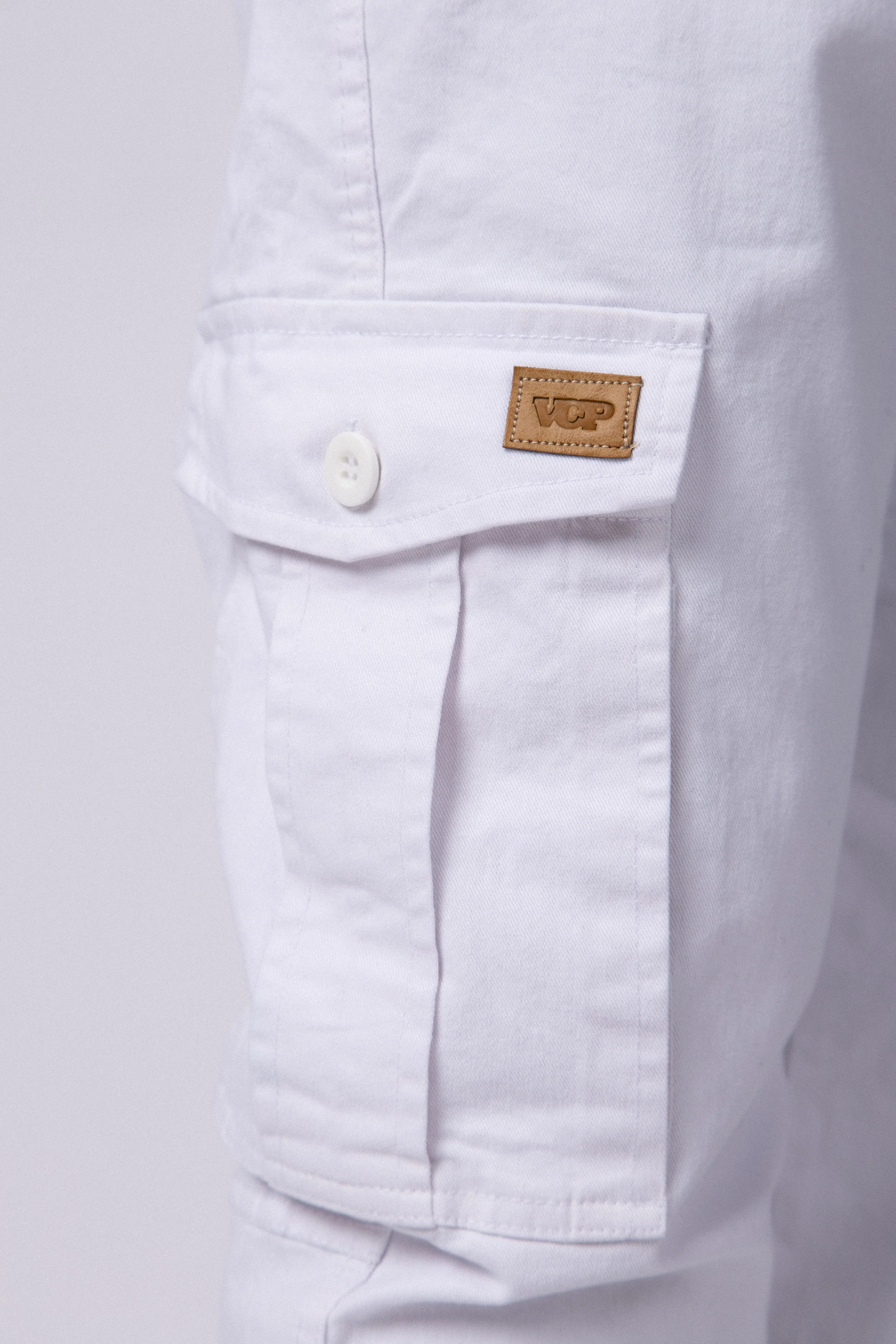 Pantalón Cargo Quant Blanco - Image 4