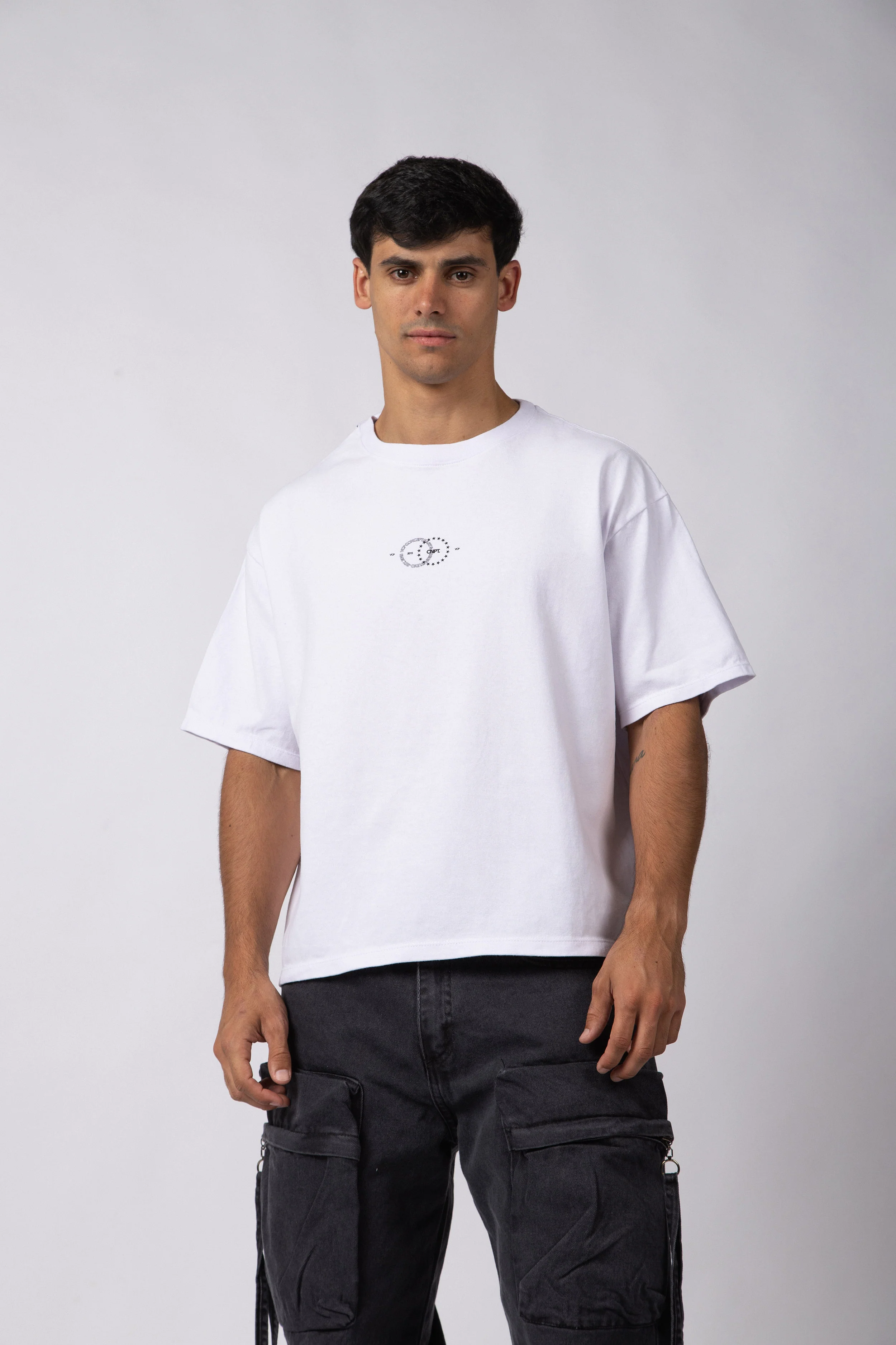 Remera Boxy Berry Blanca
