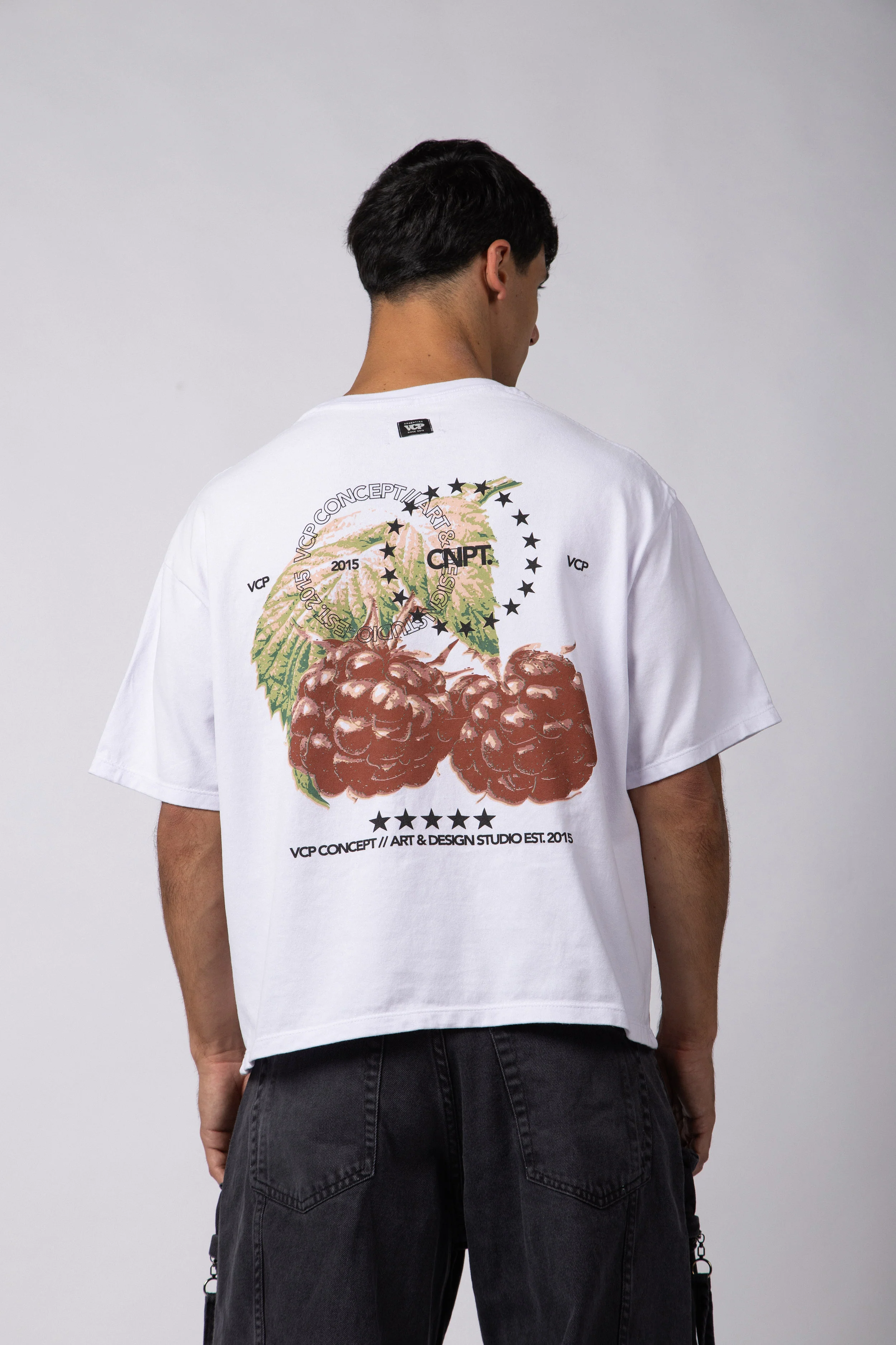 Remera Boxy Berry Blanca - Image 2