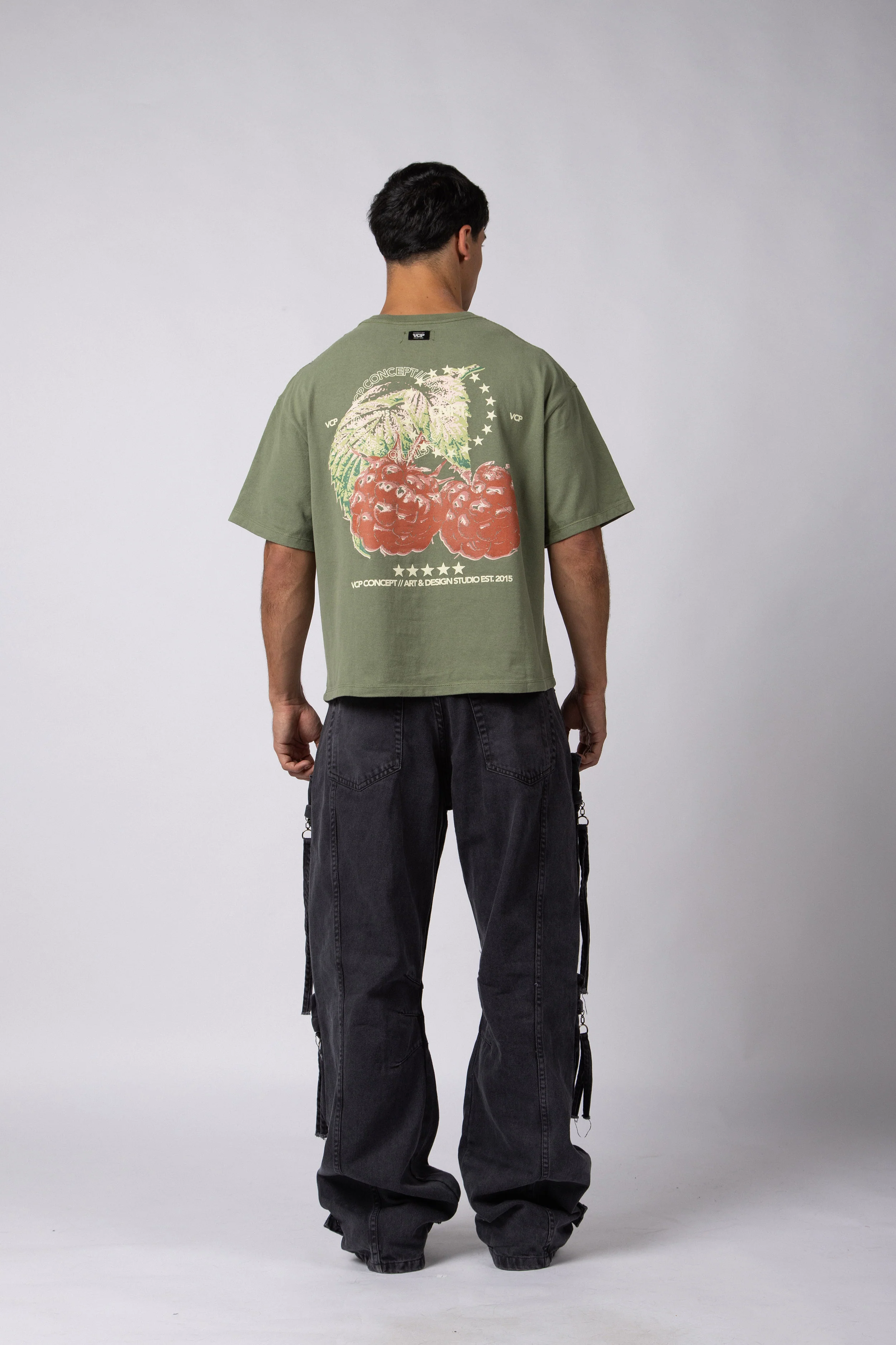 Remera Boxy Berry Militar - Image 4