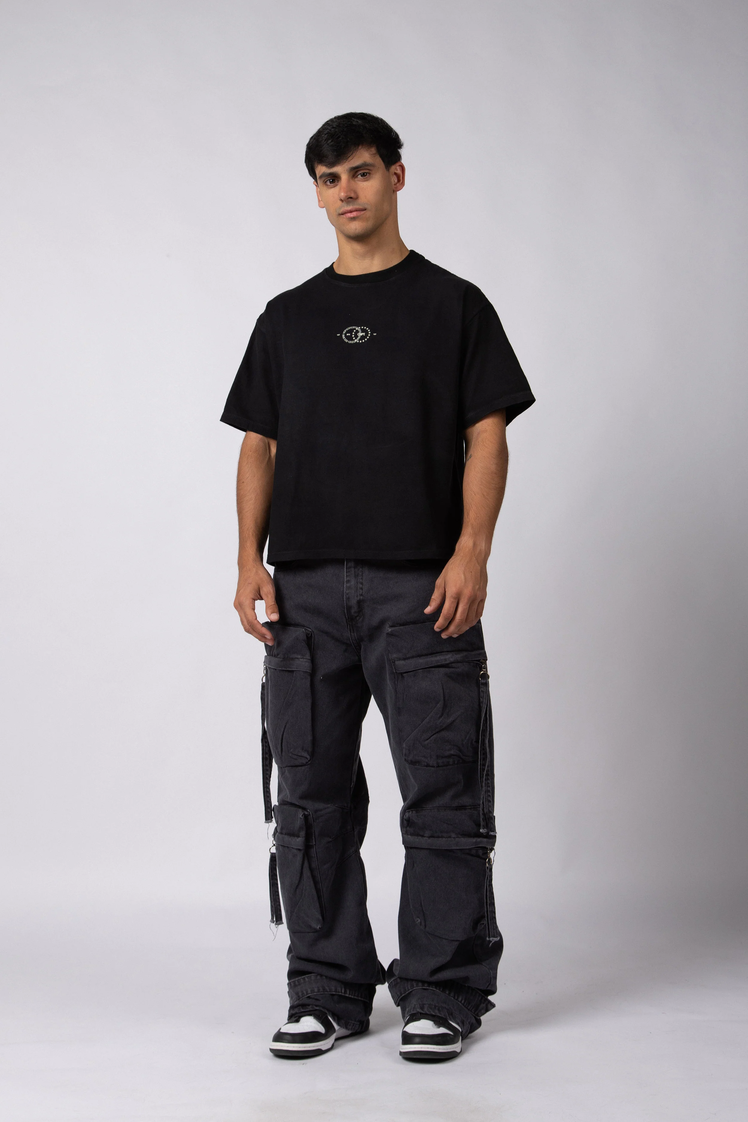 Remera Boxy Berry Negra - Image 3