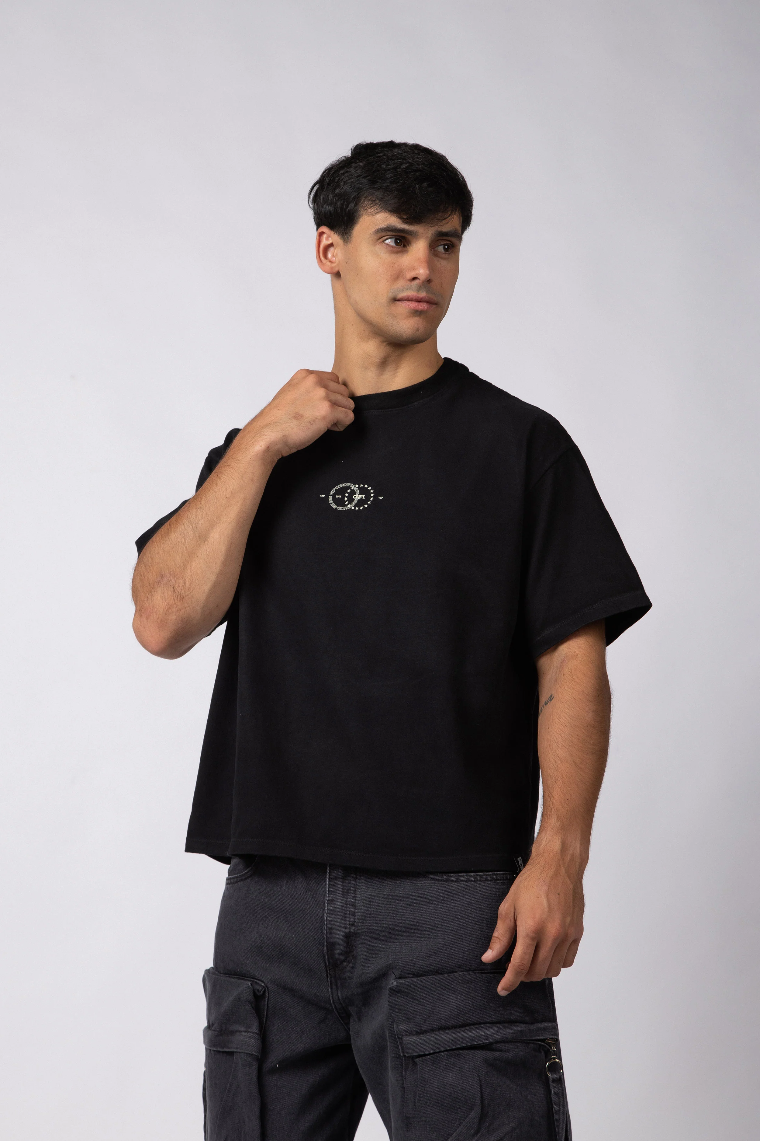 Remera Boxy Berry Negra - Image 5