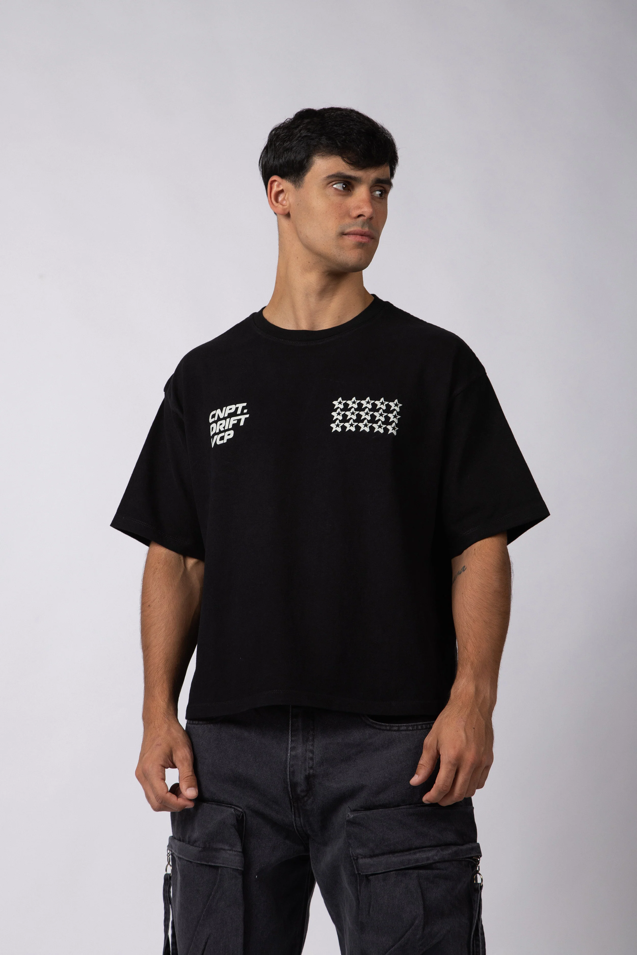 Remera Boxy Drift Negra - Image 3