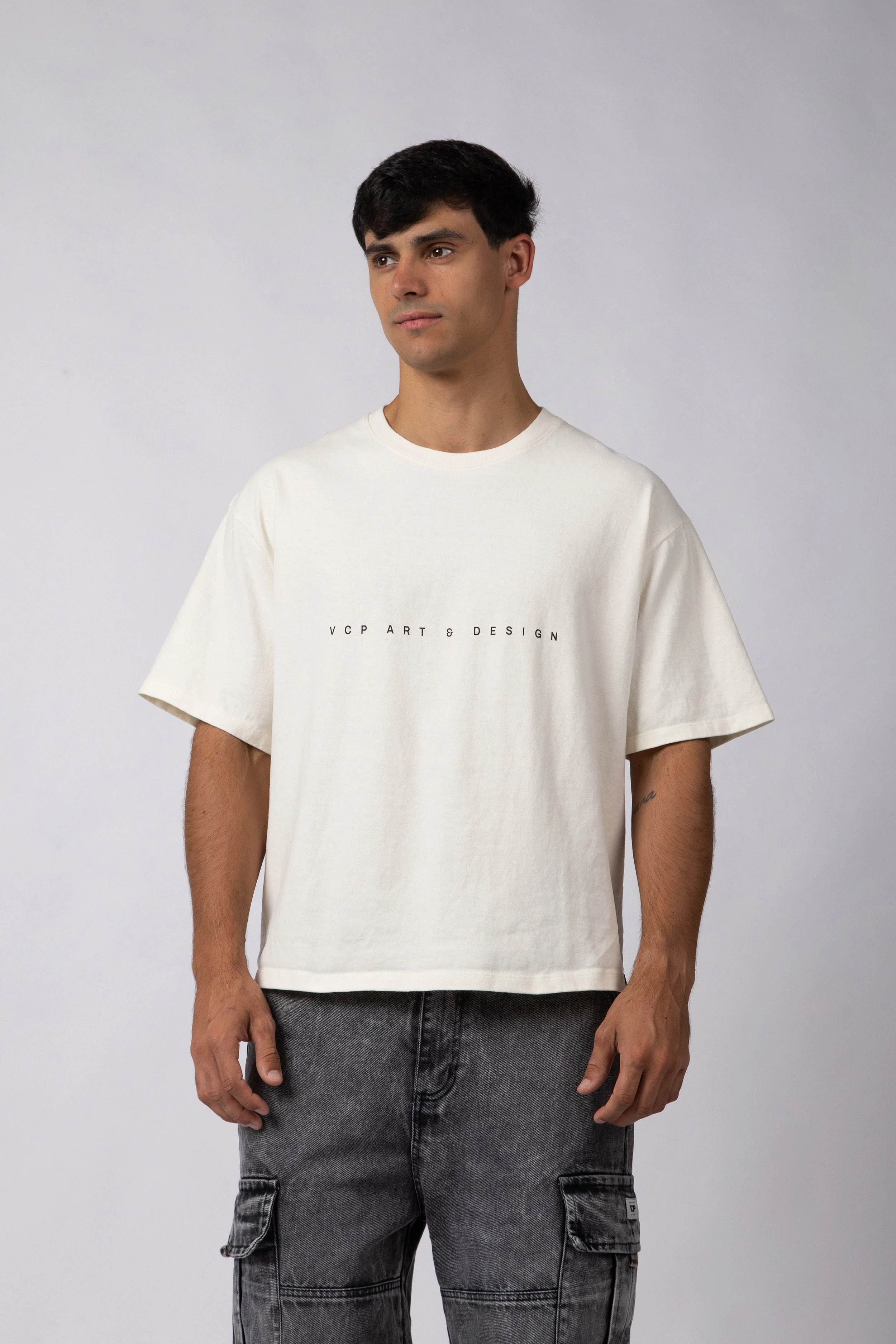Remera Boxy Invisible Crudo - Image 6