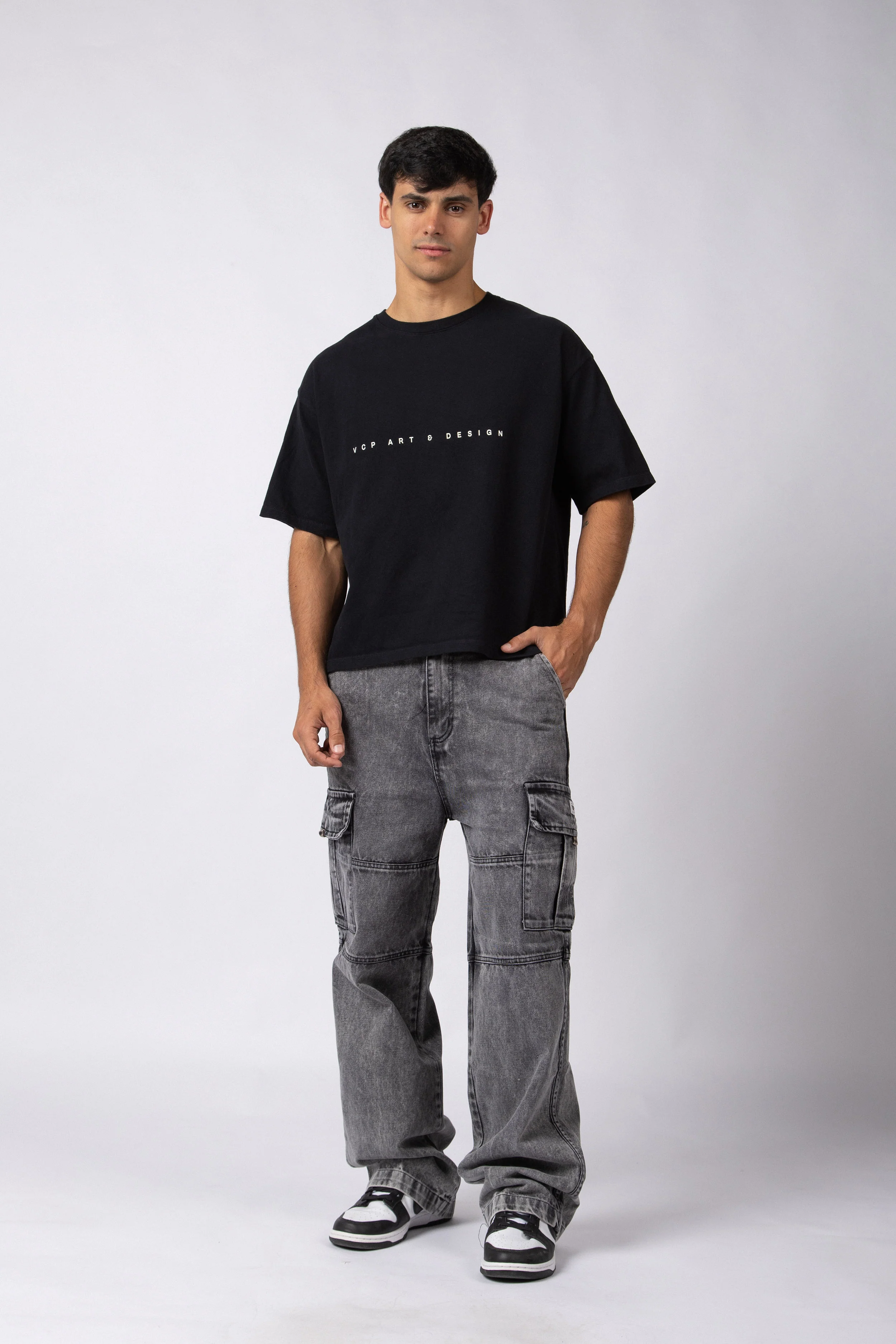 Remera Boxy Invisible Negra - Image 3