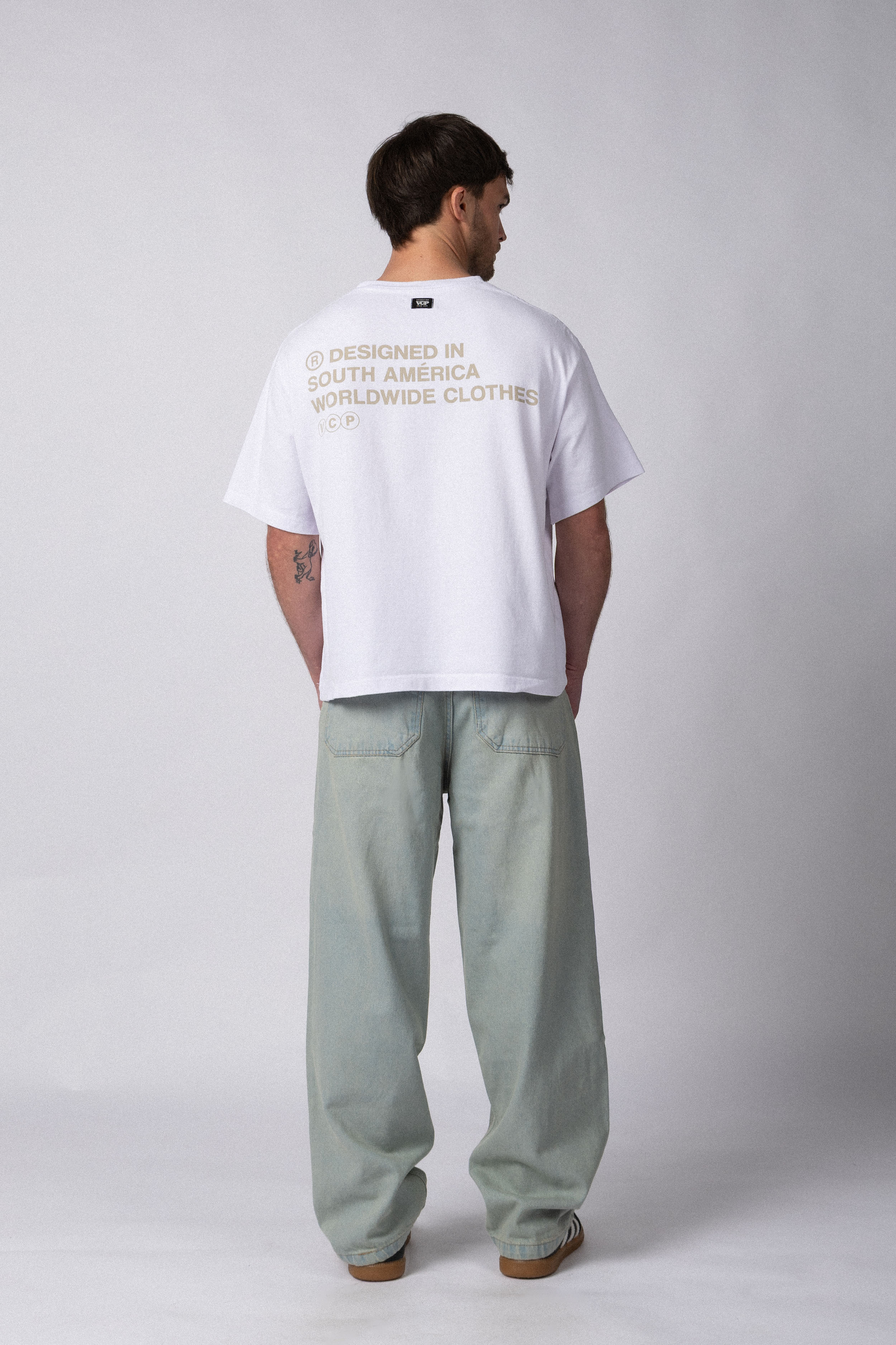 Remera Boxy South Blanca - Image 6