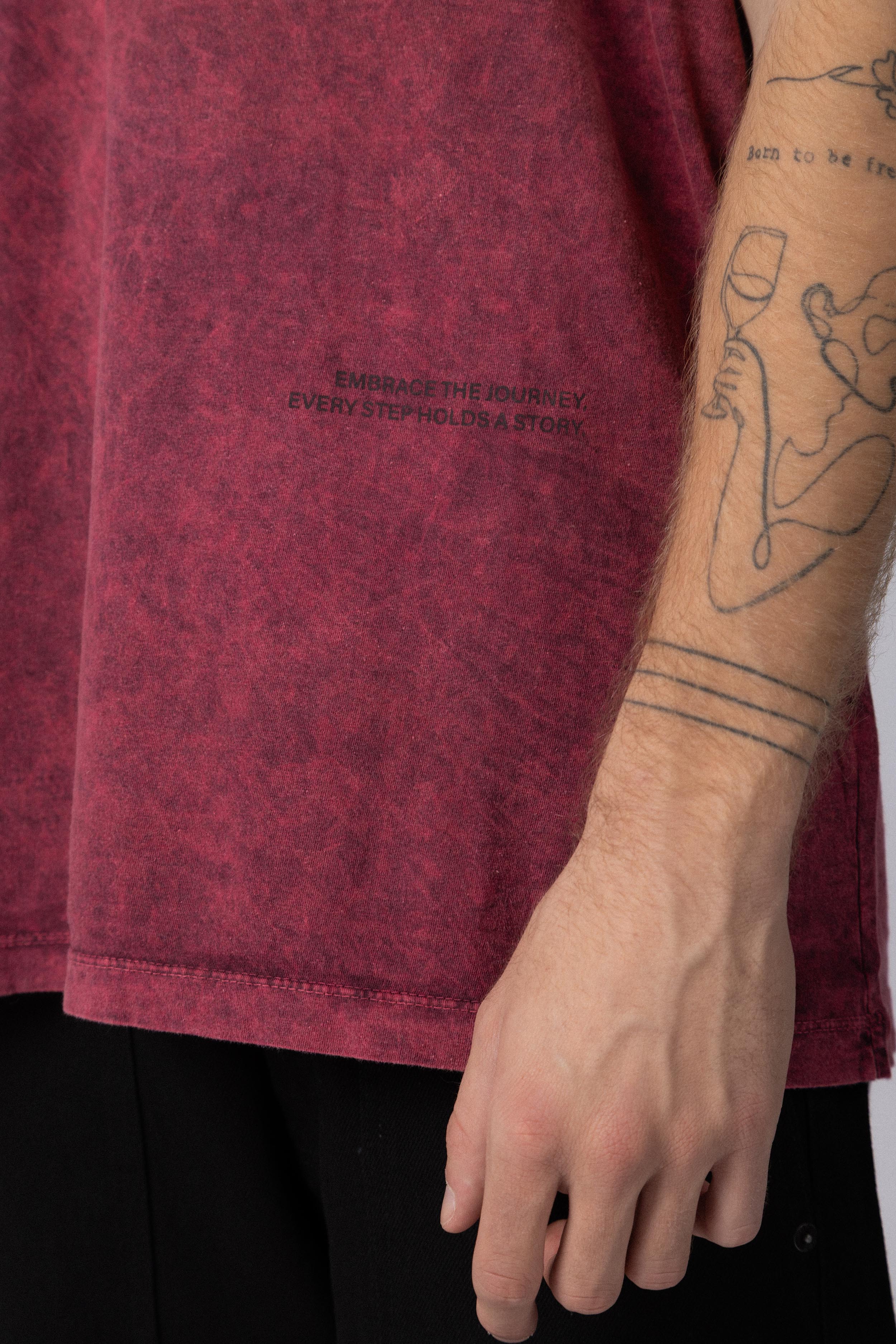 Remera DB Story Bordo - Image 5