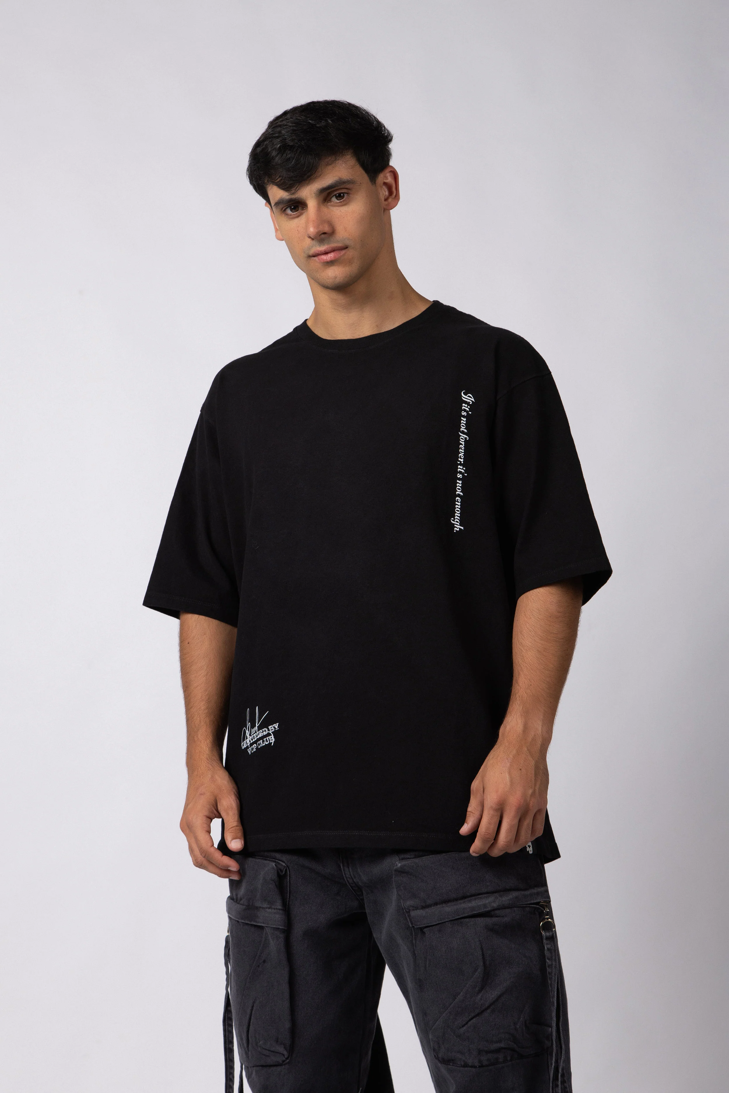 Remera Over Rhy Bling Negra - Image 2