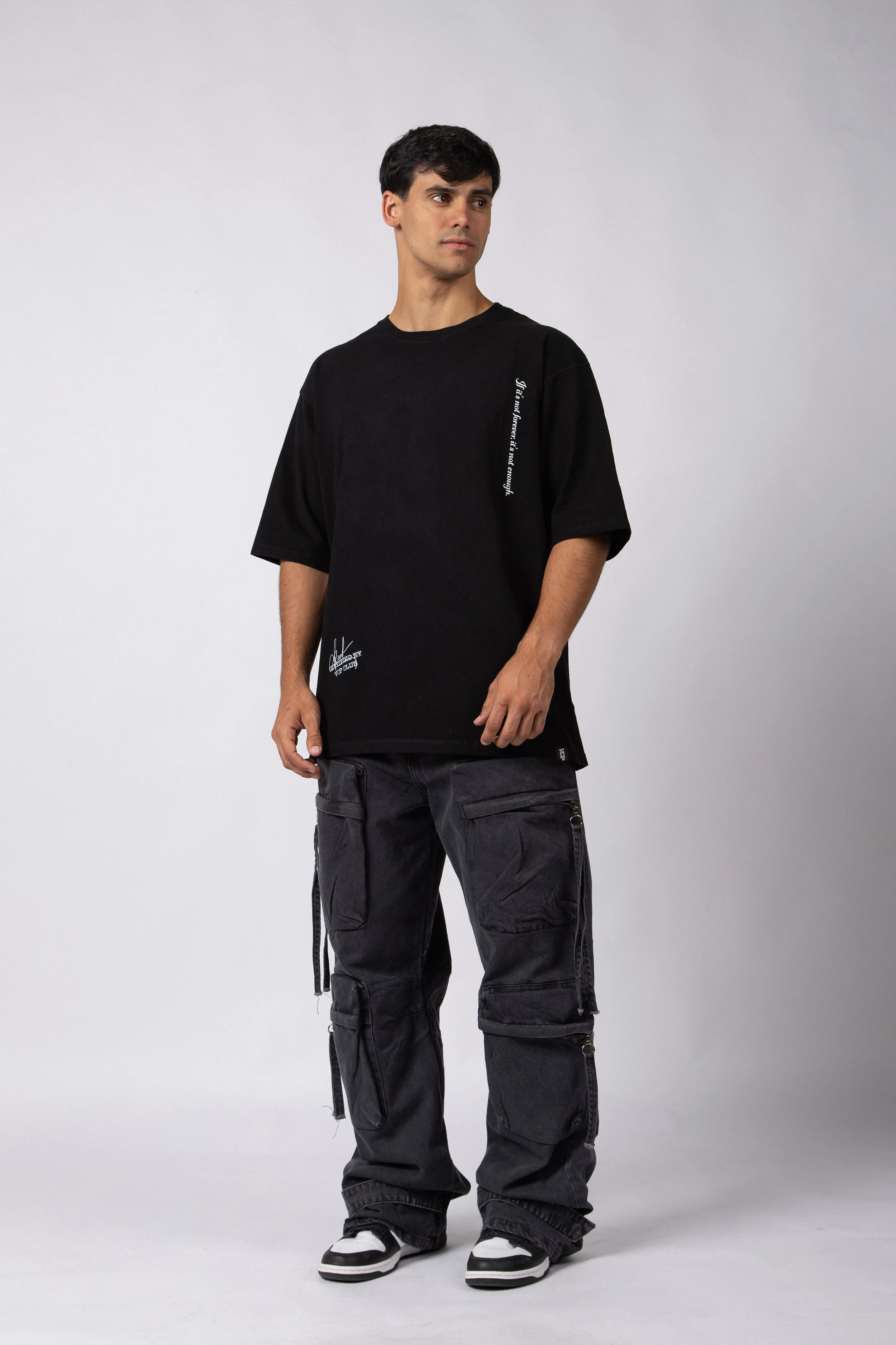 Remera Over Rhy Bling Negra - Image 4