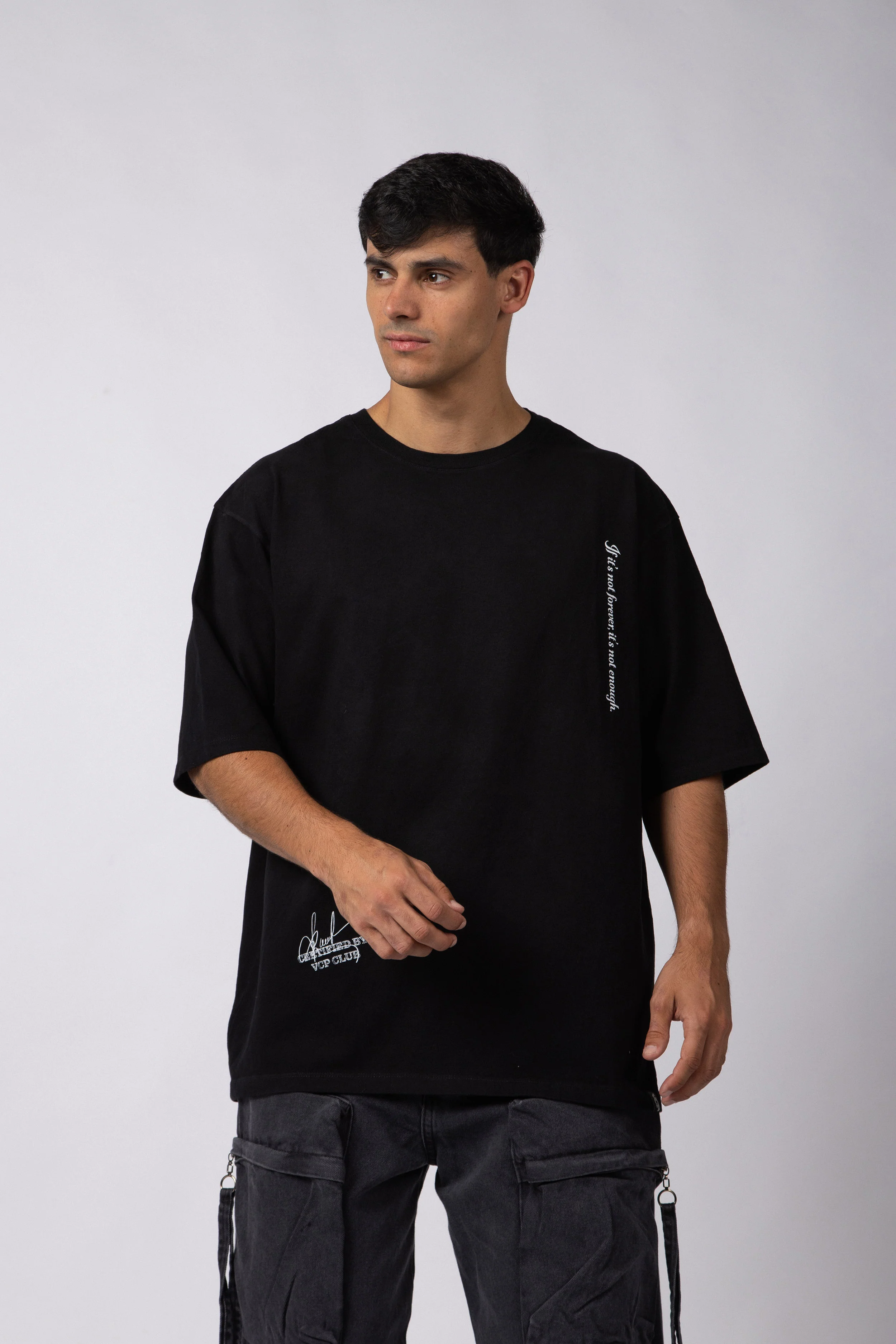 Remera Over Rhy Bling Negra - Image 6
