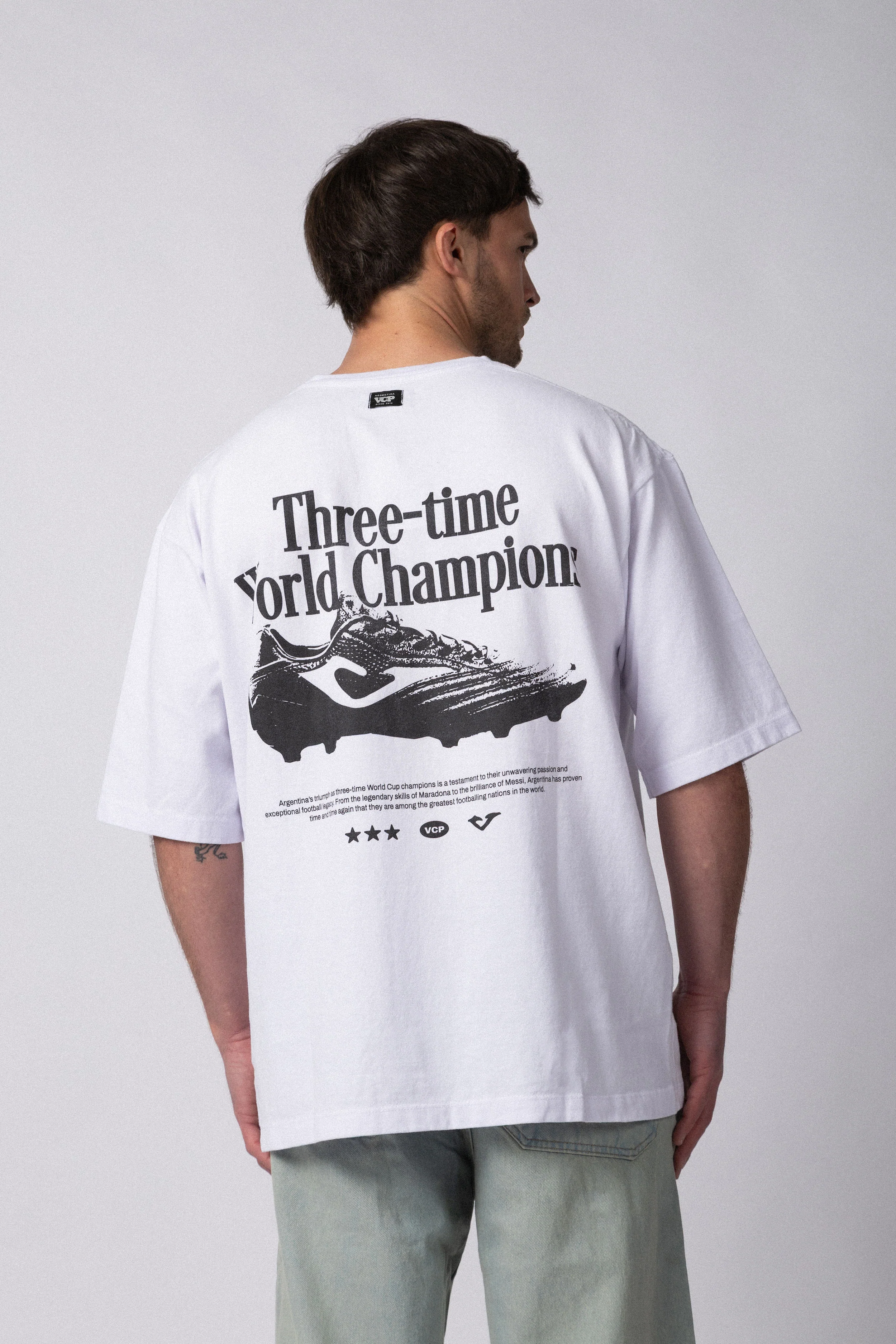 Remera Over Rhy Champ Blanca