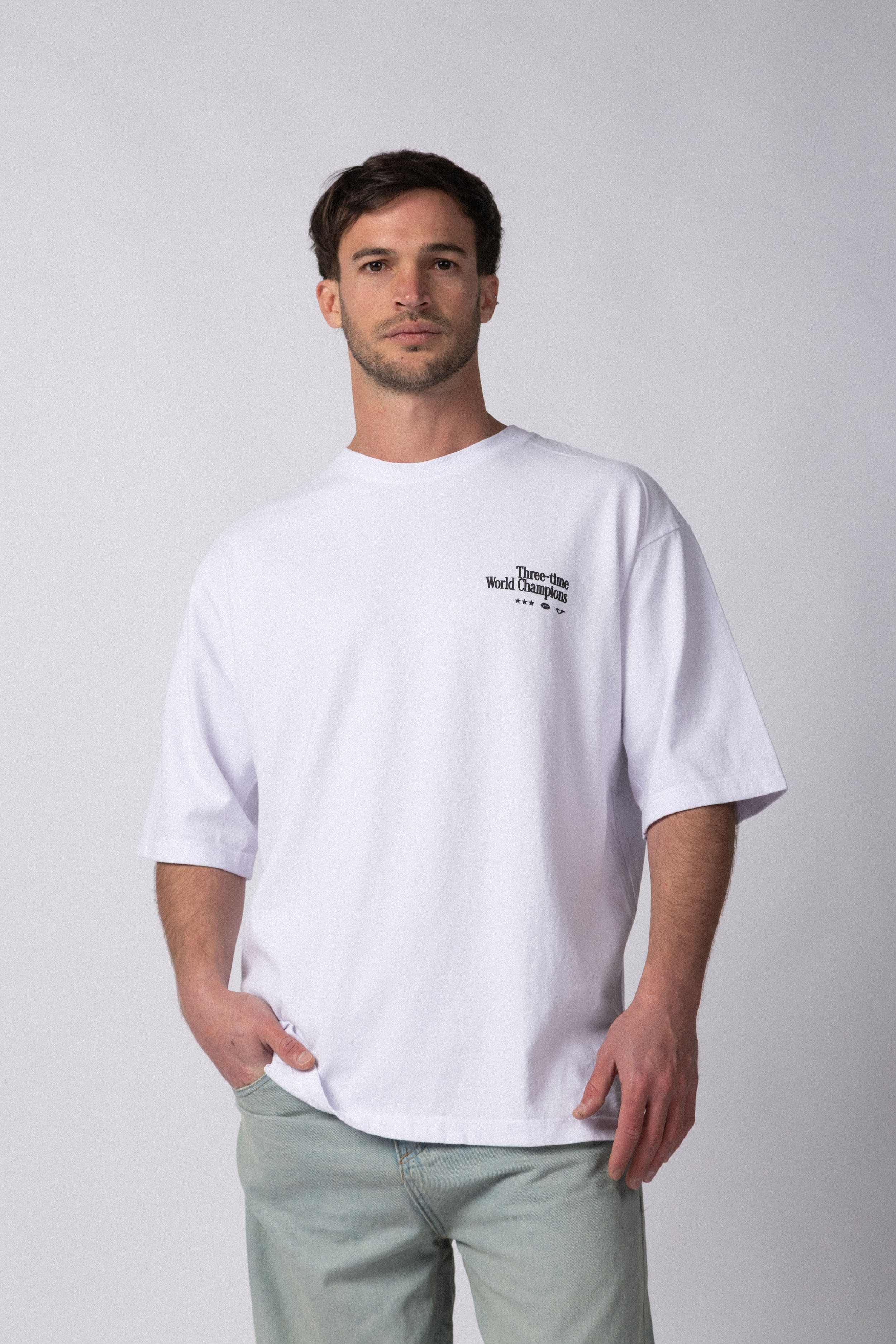 Remera Over Rhy Champ Blanca - Image 2