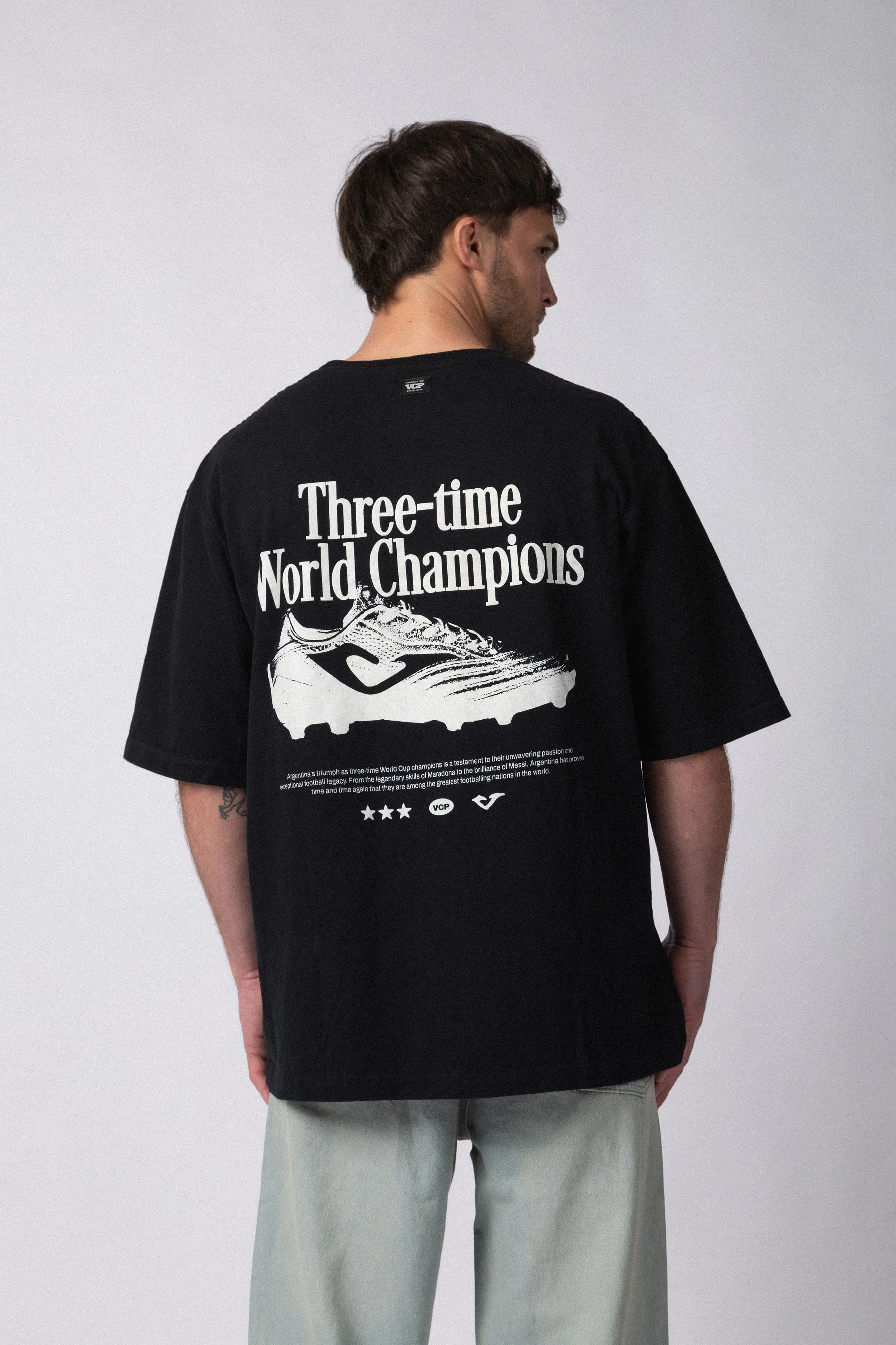 Remera Over Rhy Champ Negra - Image 5