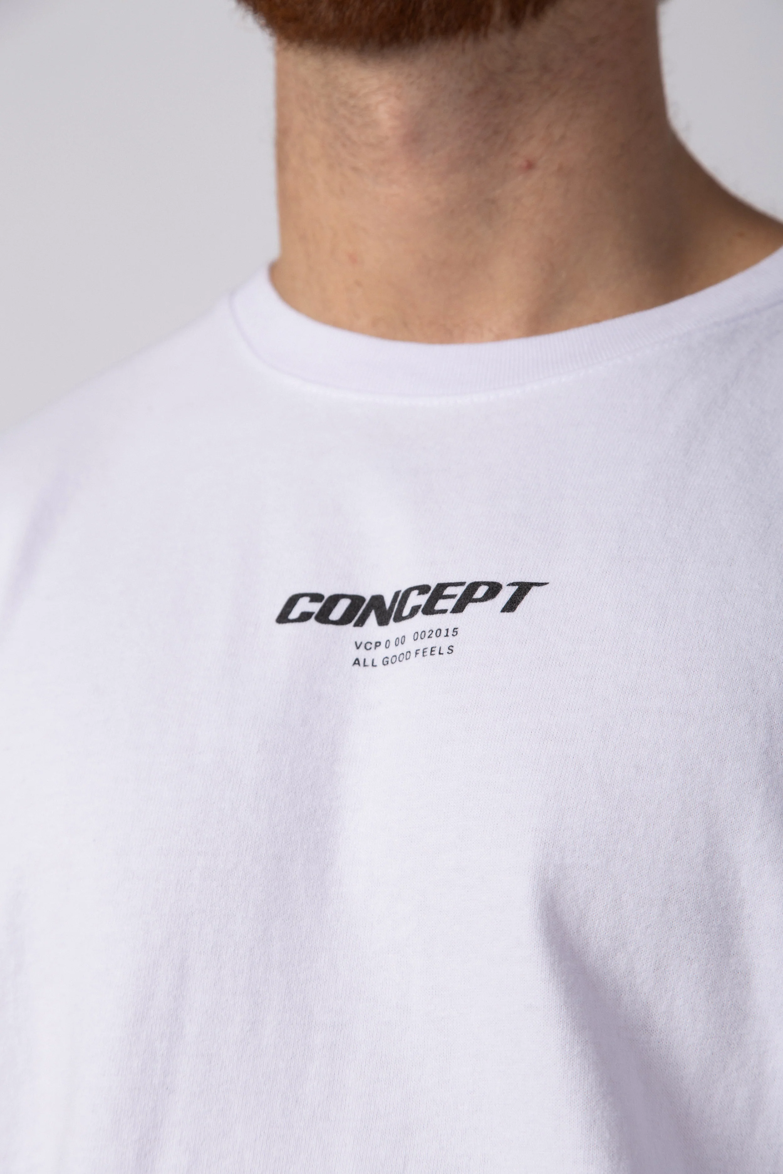 Remera Over Rhy Grid Blanca - Image 3